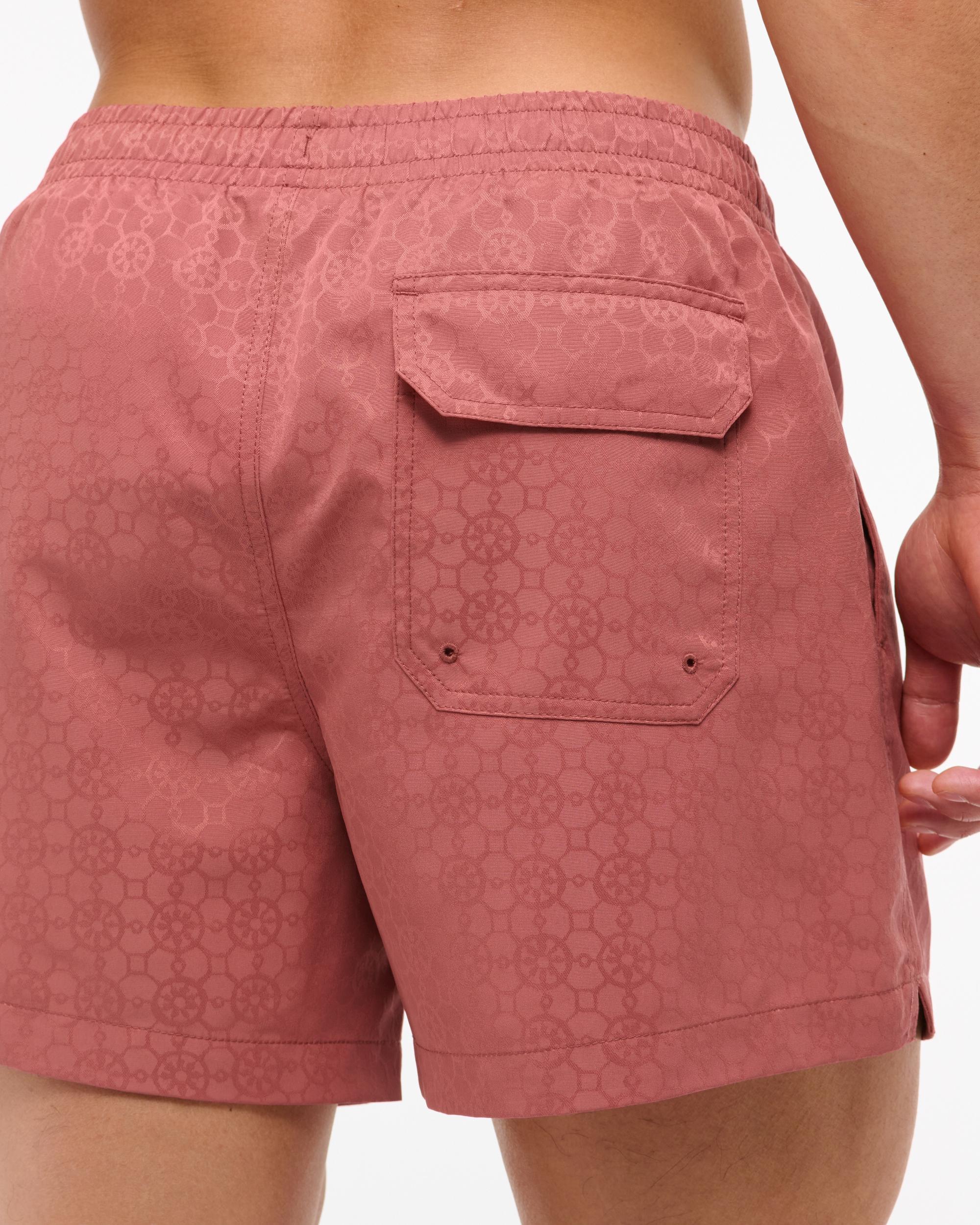 Pull-On Micro-Seersucker Swim Trunk Product Image