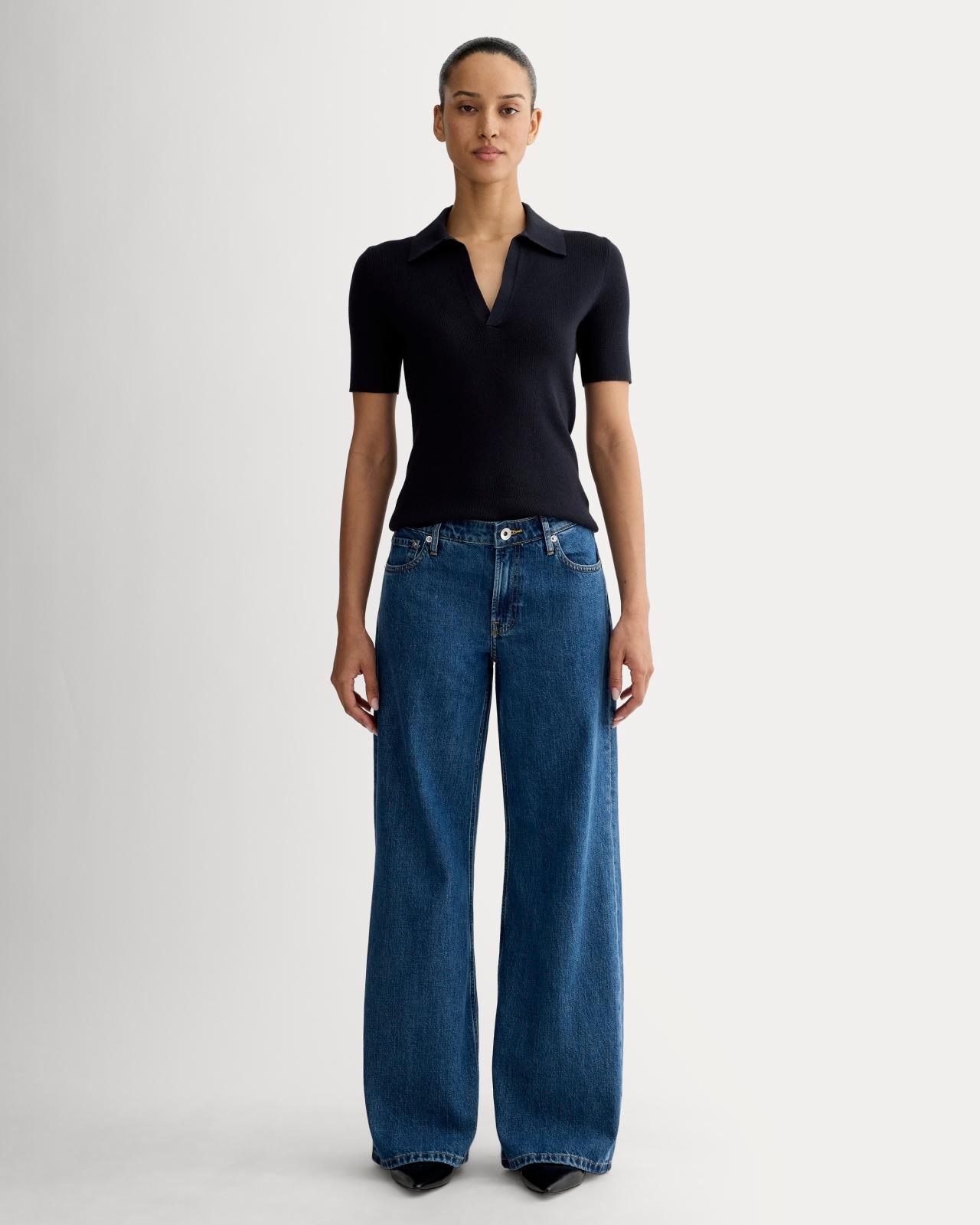 Womens Knit Polo Shirt by Everlane Product Image