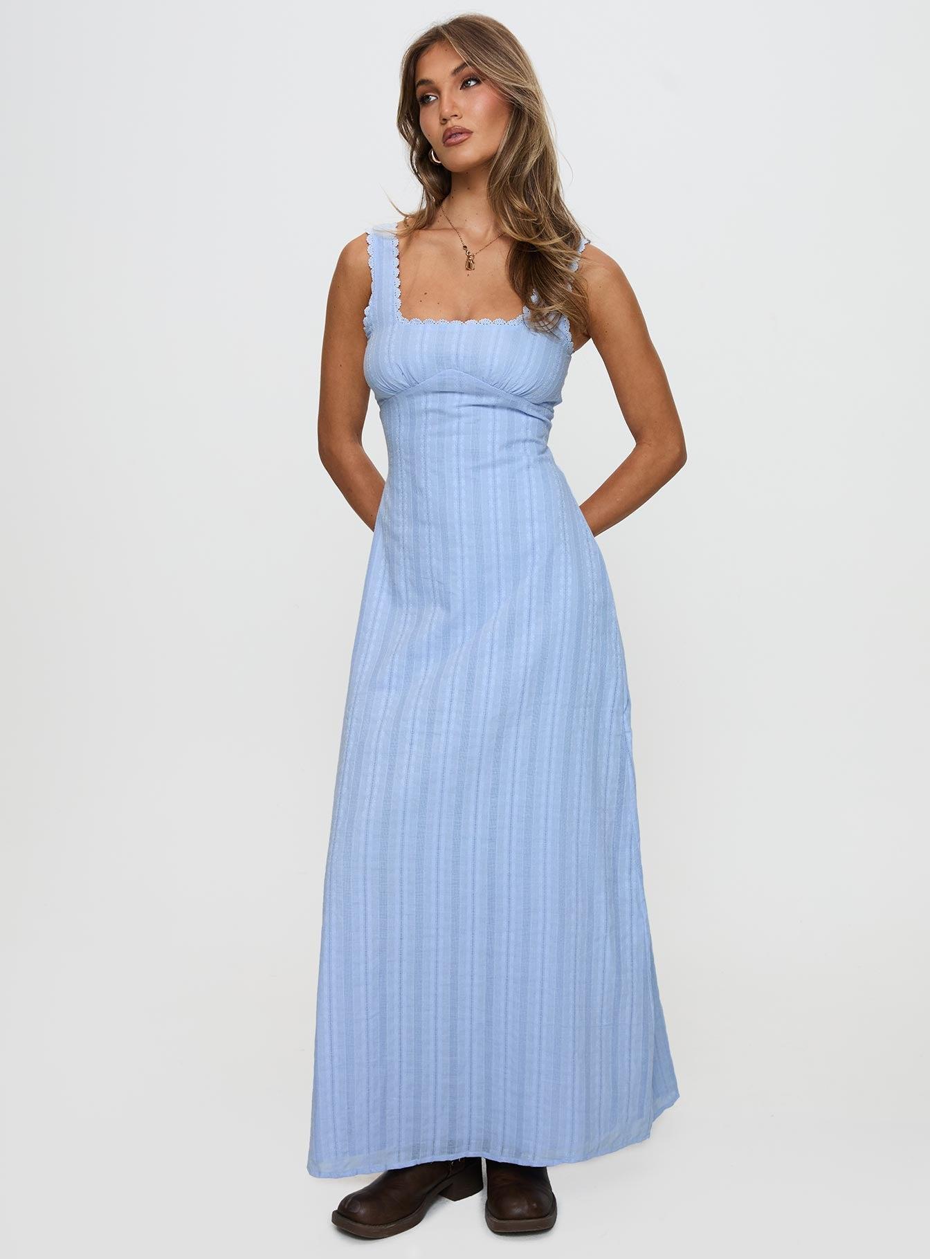 Dasha Maxi Dress Blue Product Image