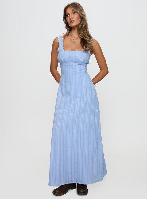 Dasha Maxi Dress Blue Product Image
