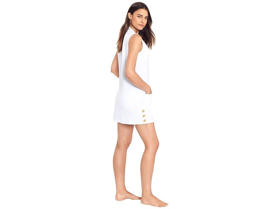 Lauren Ralph Lauren Button Sleeveless Tunic Women's Swimwear Product Image