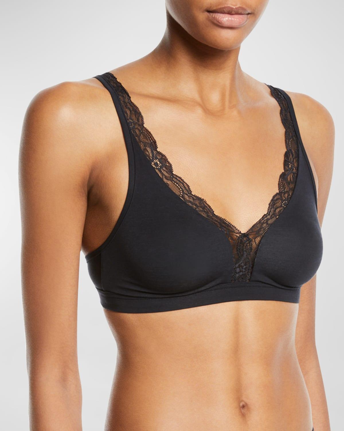 Cotton Lace Wire-Free Soft Cup Bra Product Image