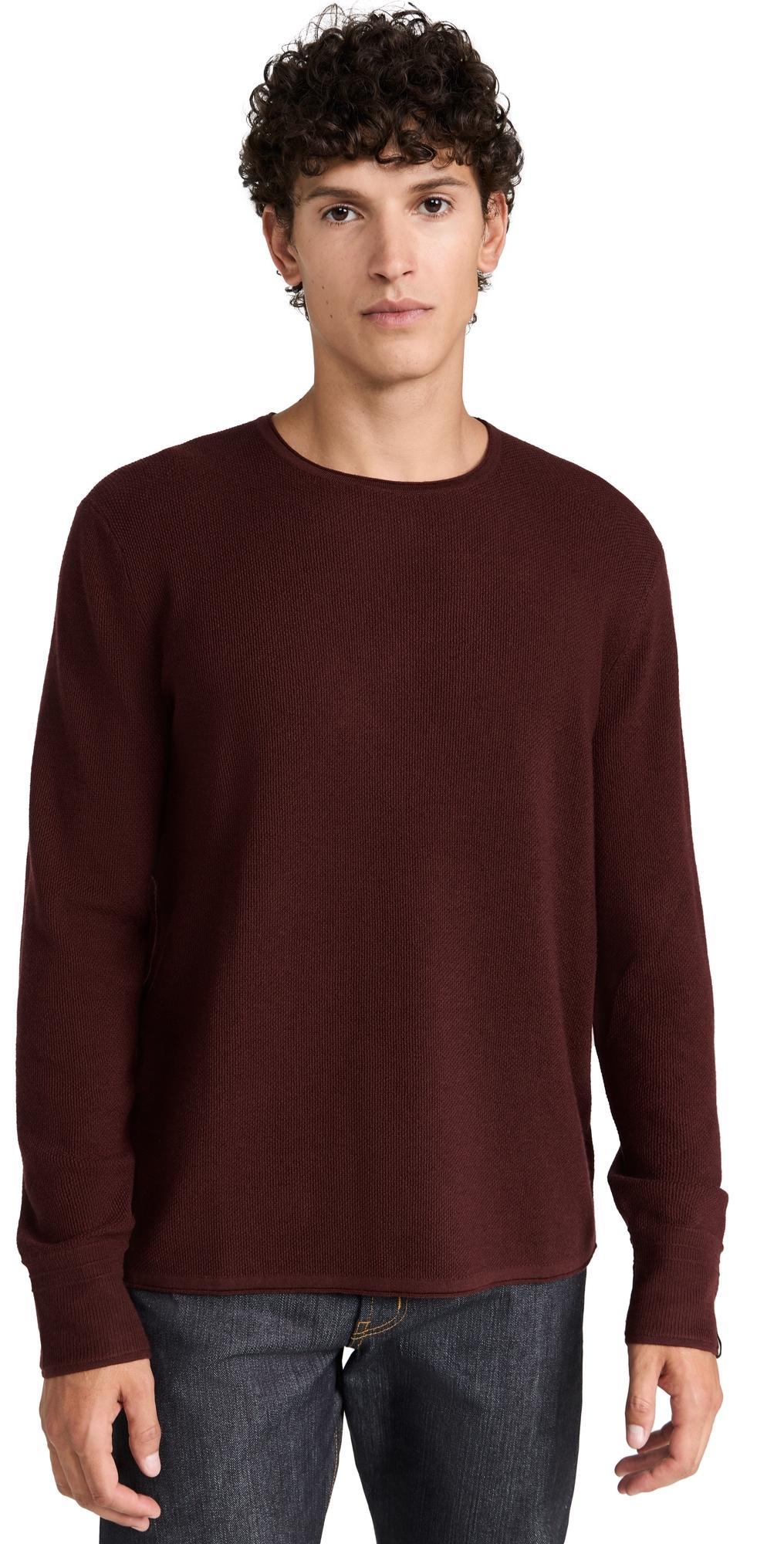 Mens Martin Crewneck Merino Wool-Blend Sweater Product Image