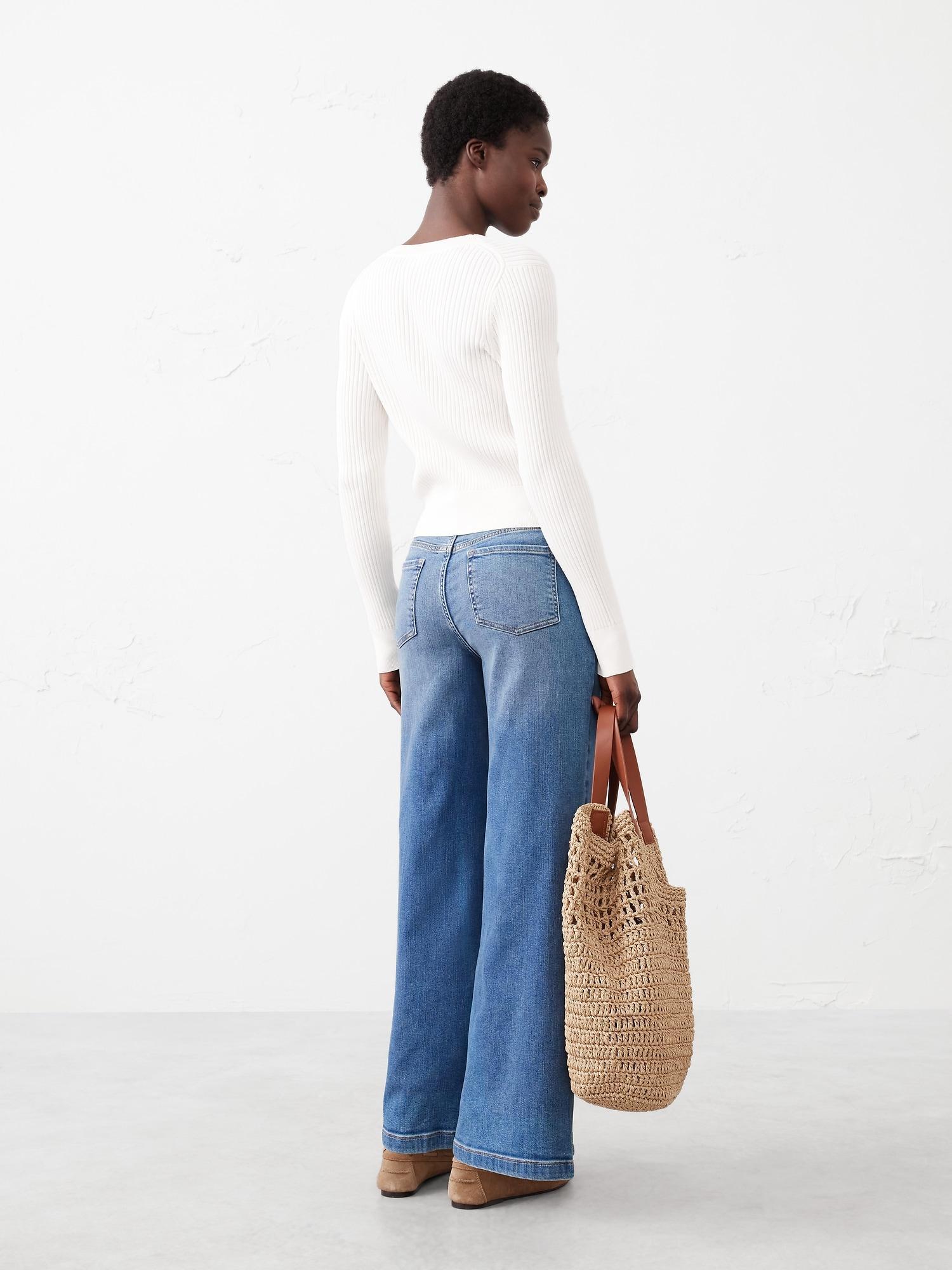 Wide-Leg High-Rise Jean Product Image