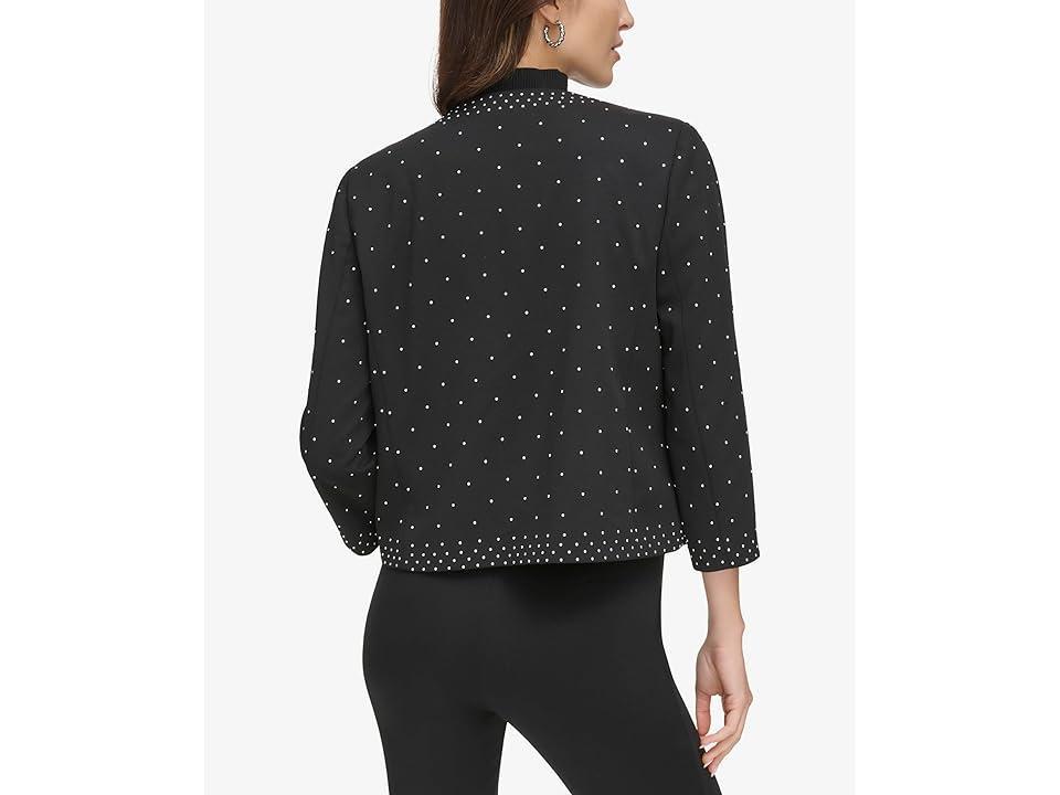 DKNY Long Sleeve Studded Jacket Women's Clothing Product Image