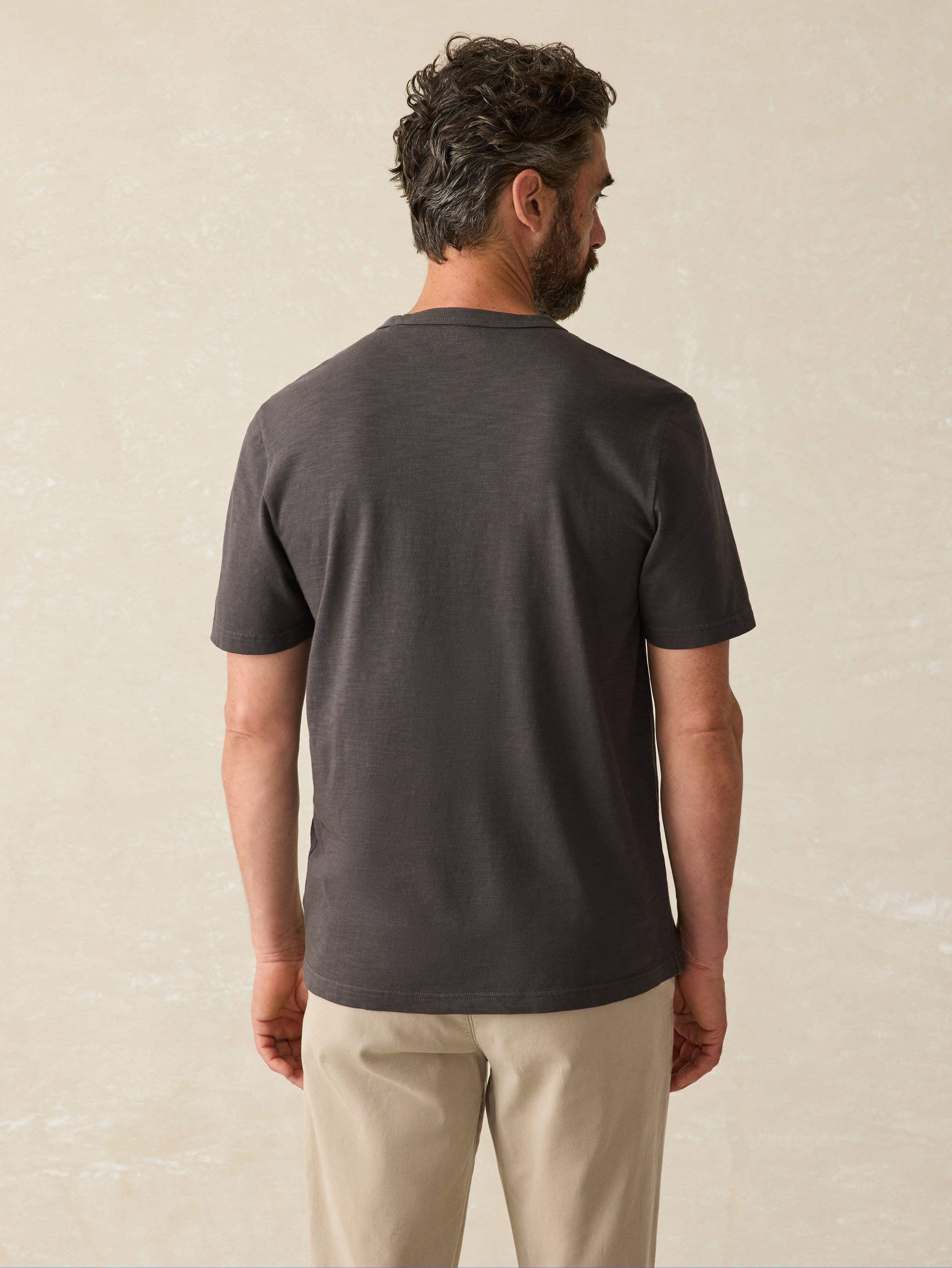 Sunwashed Pocket Tee - Washed Black Male Product Image