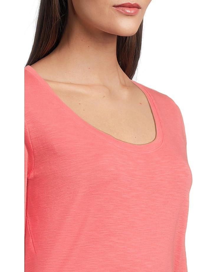 Women's Tommy Bahama Ashby Isles Rib 3/4 Sleeve Scoop Product Image