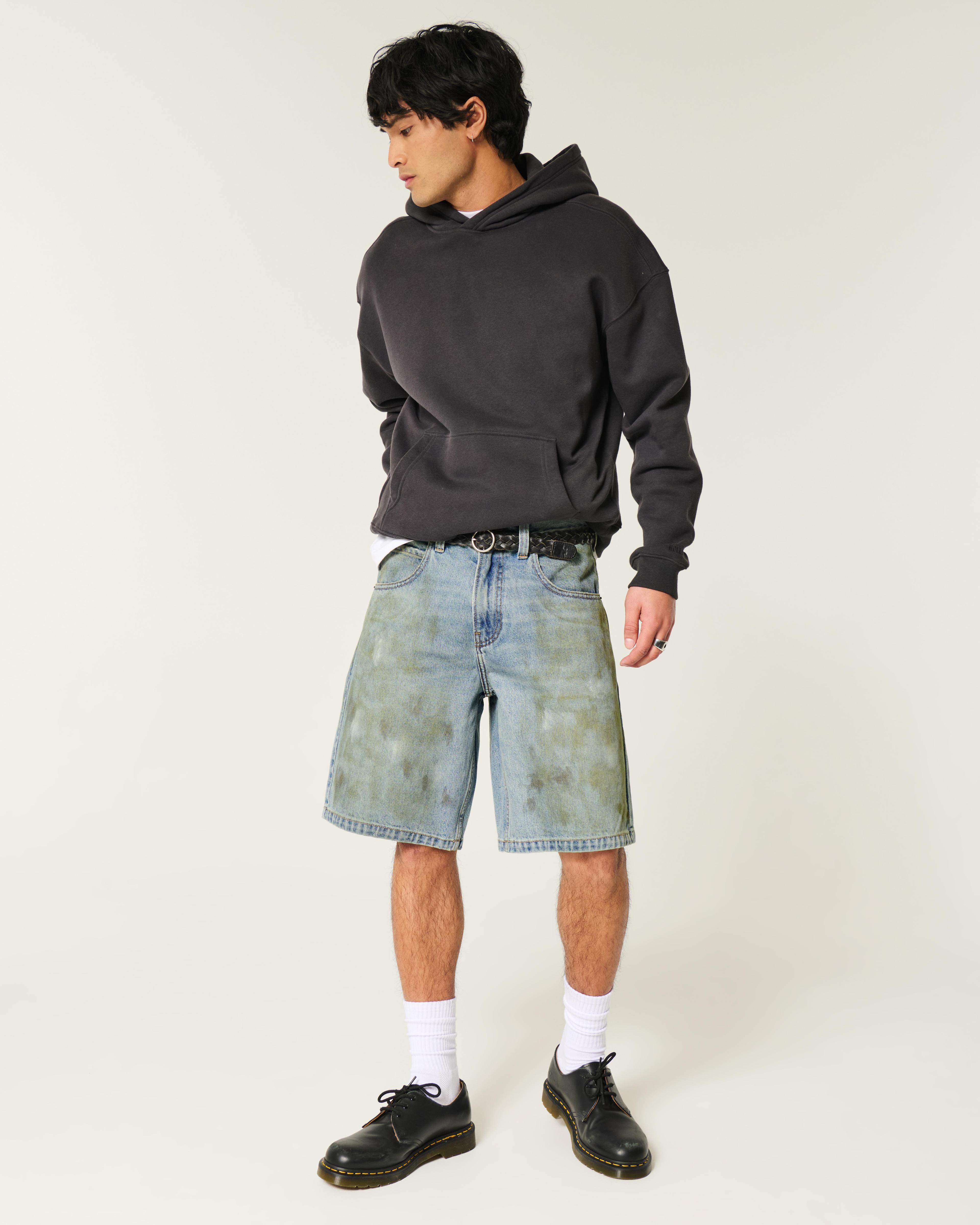 Baggy Jean Shorts Product Image