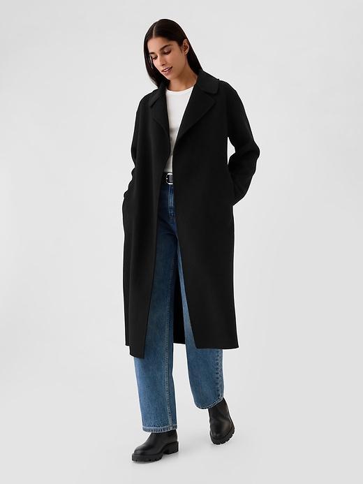 Belted Double-Faced Wool Coat Product Image