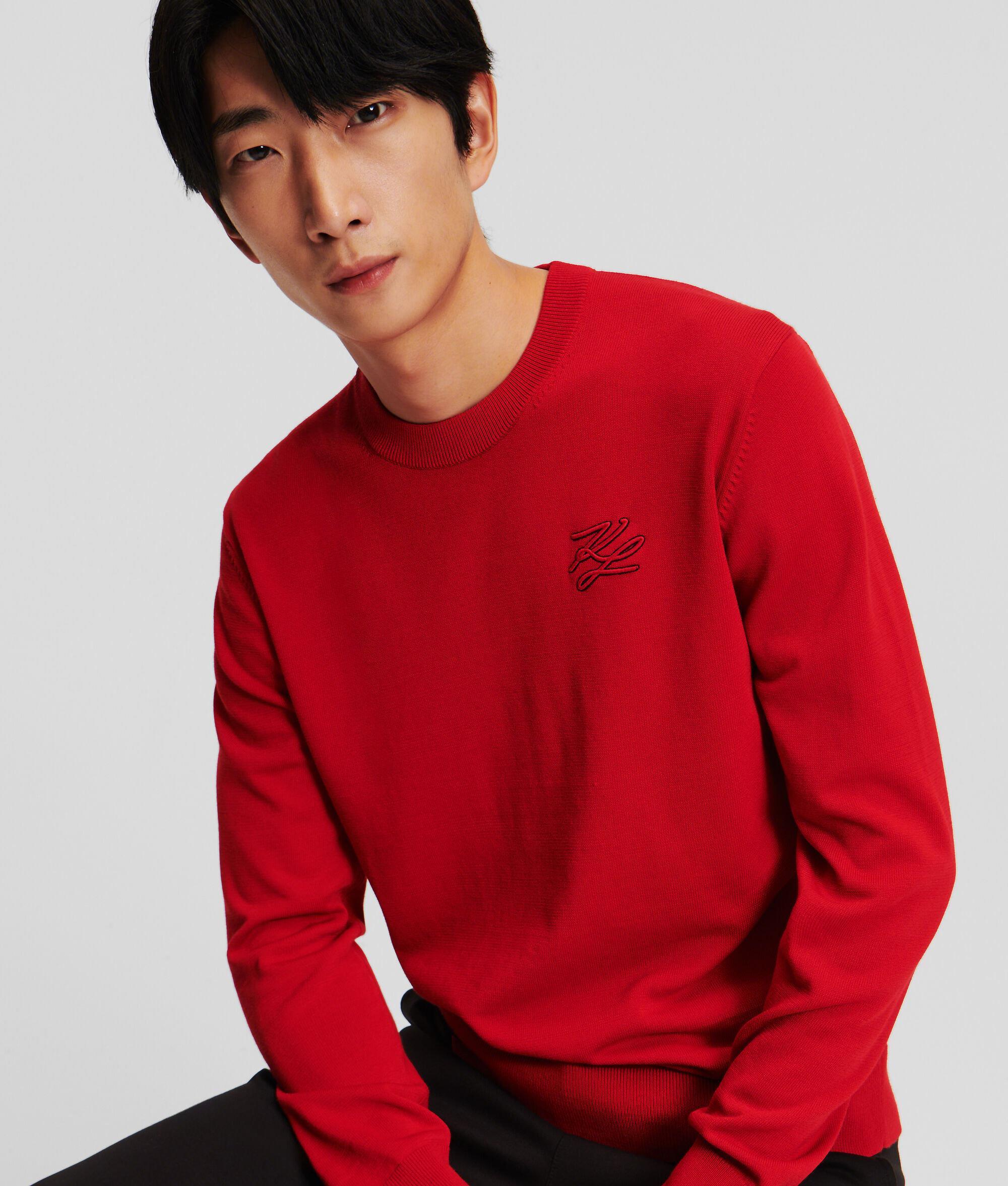 KNIT CREW NECK SWEATER Product Image