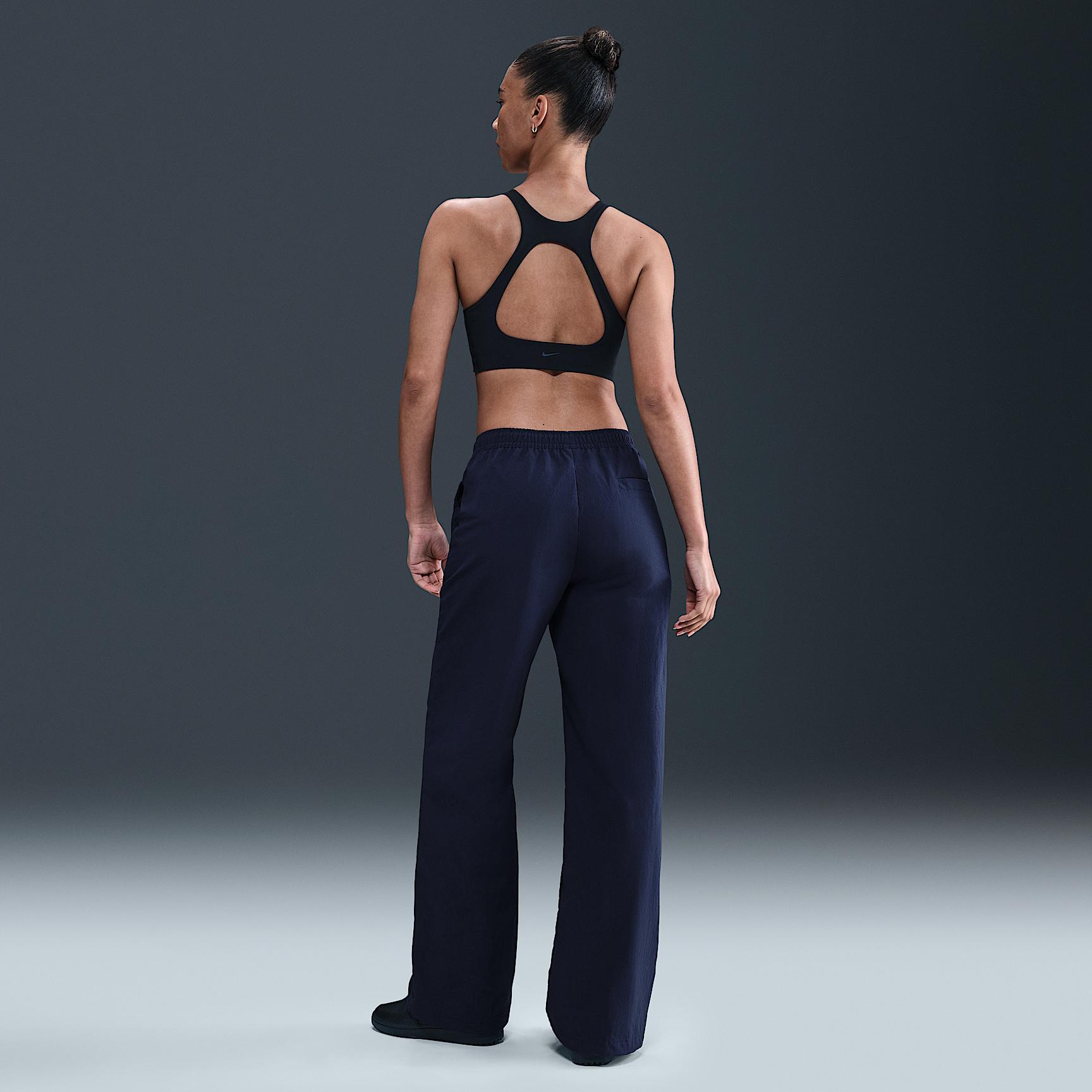 Womens Nike Sportswear Everything Wovens Mid-Rise Open-Hem Pants | FQ3588-410 Product Image