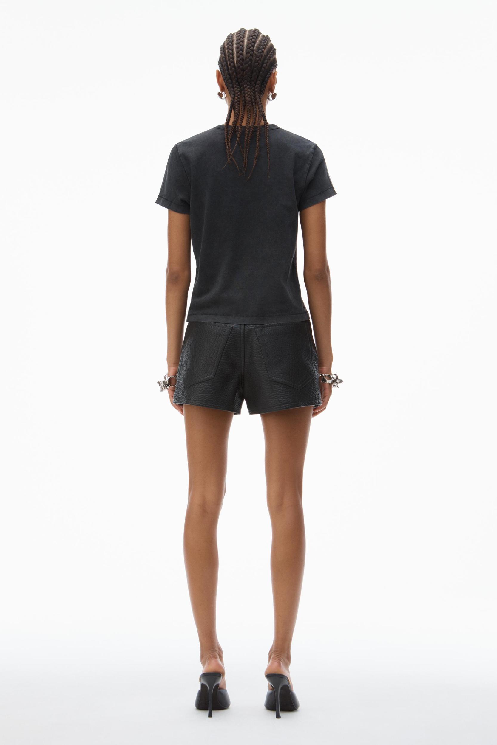 Shrunken Tee In Acid Wash Jersey Product Image