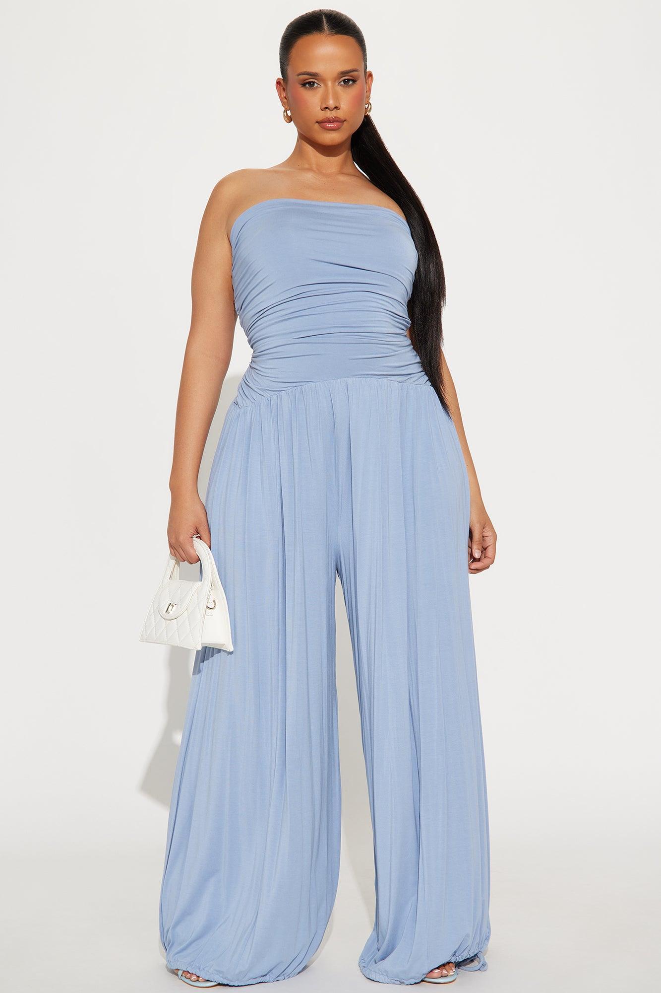 Hammock Daydreams Jumpsuit - Light Blue Product Image