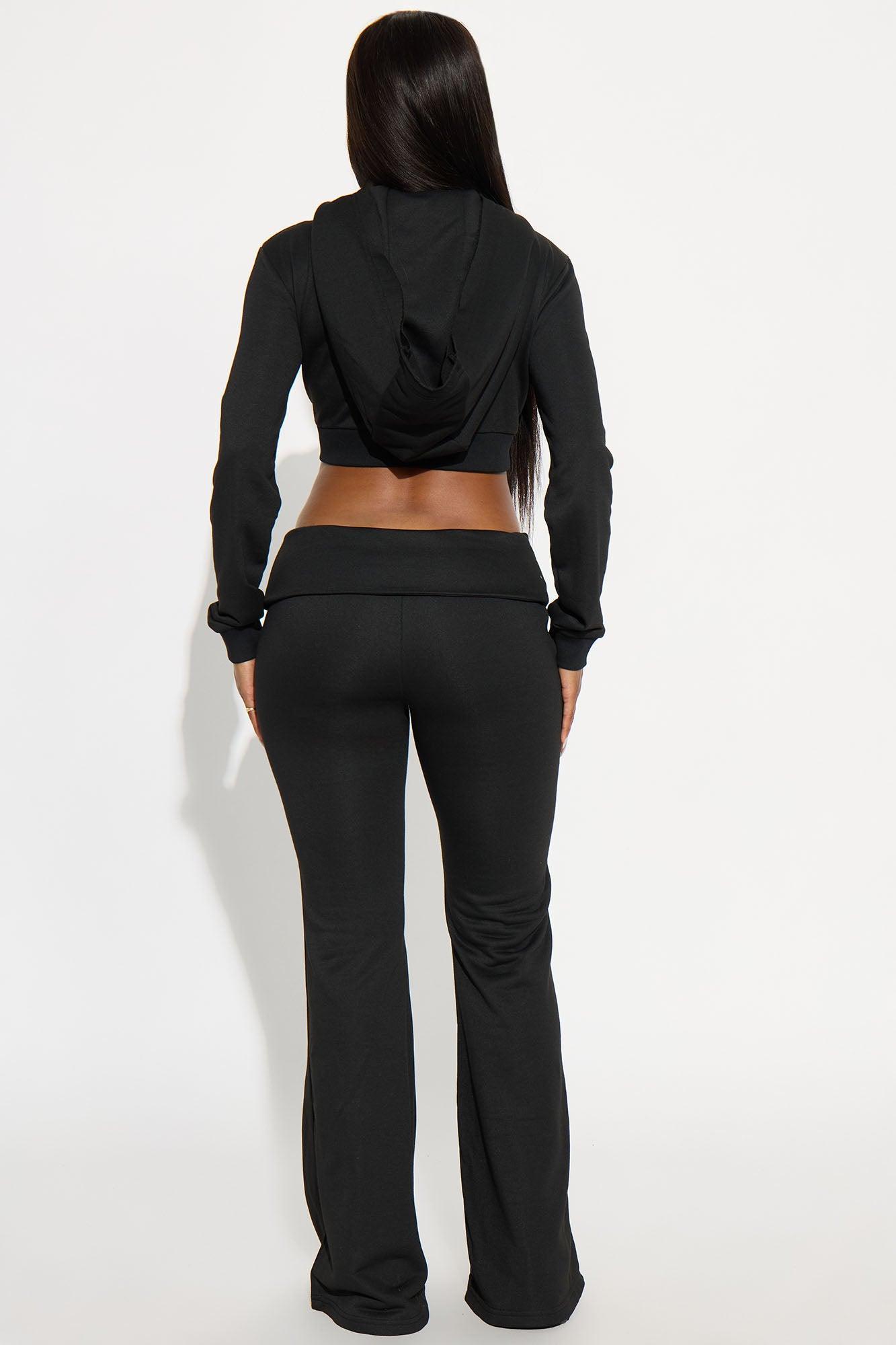 Couch Couture Low Waist Pant Set - Black Female Product Image