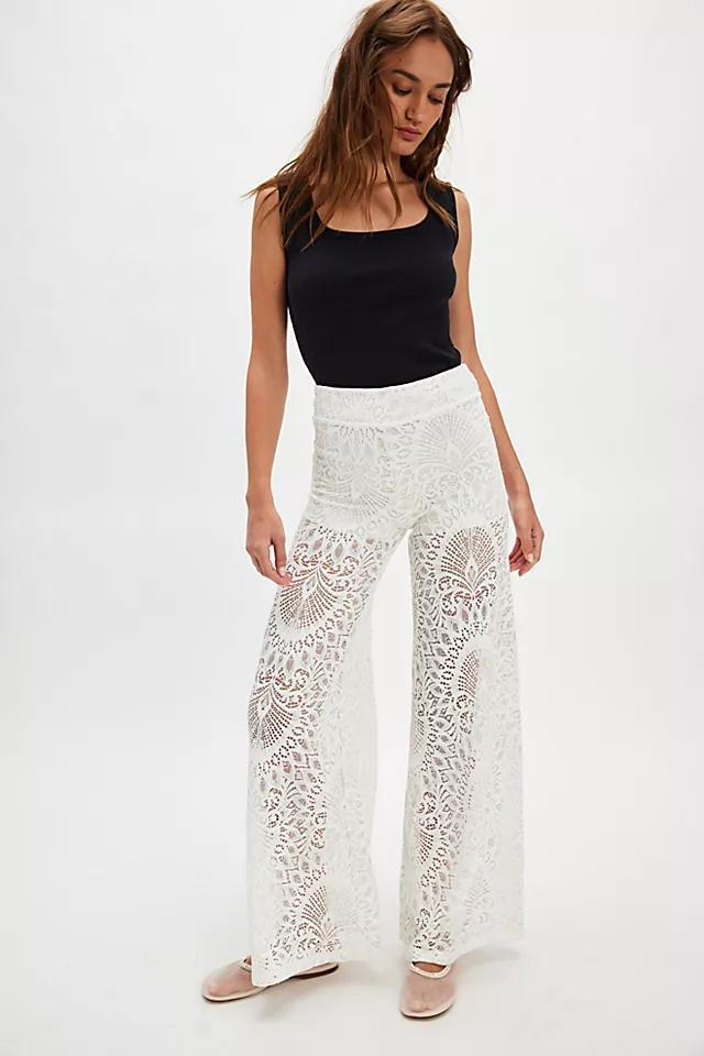 Nightcap Lanai Lace Palazzo Pants Product Image