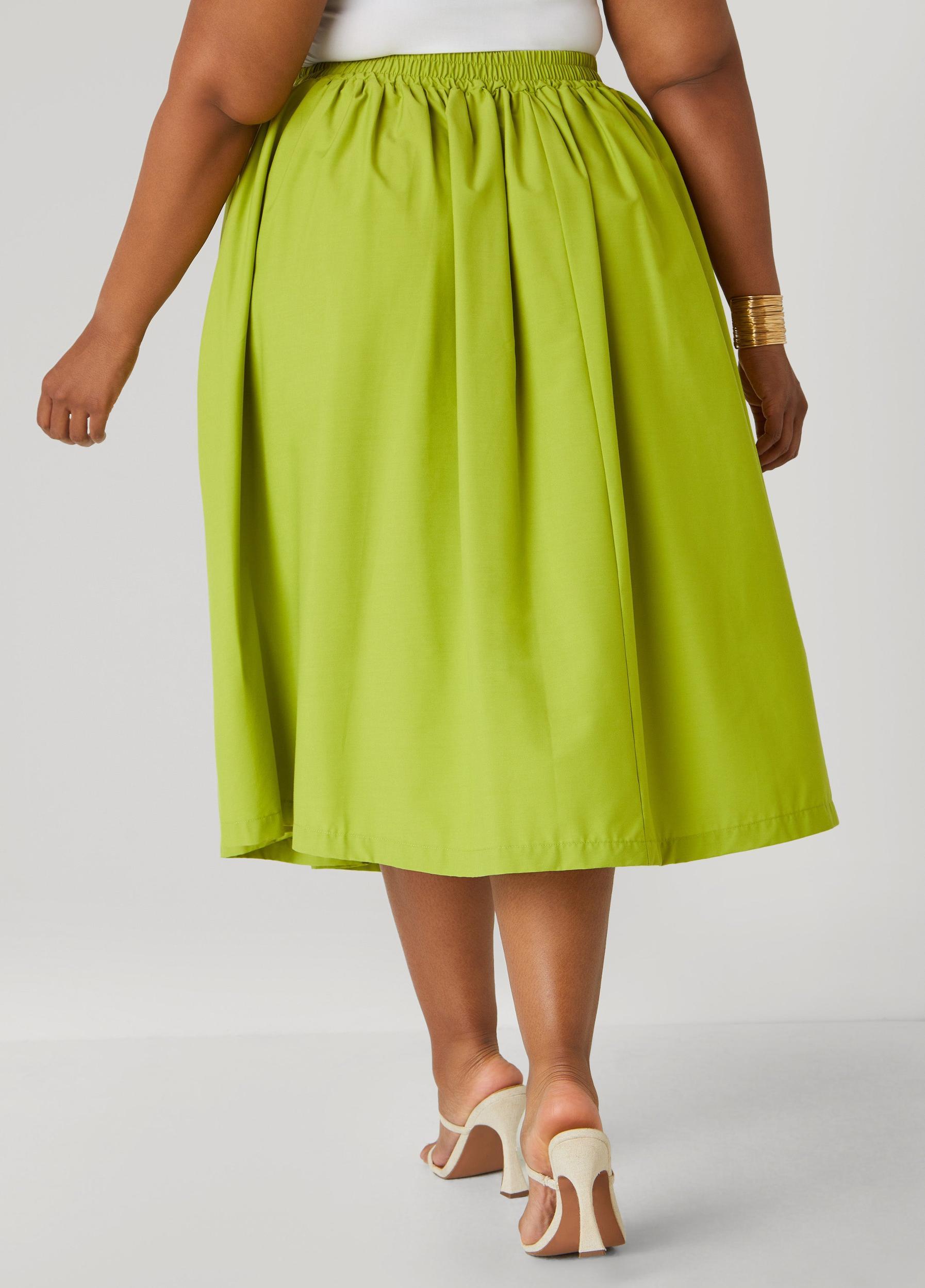 Poplin Maxi Skirt Product Image