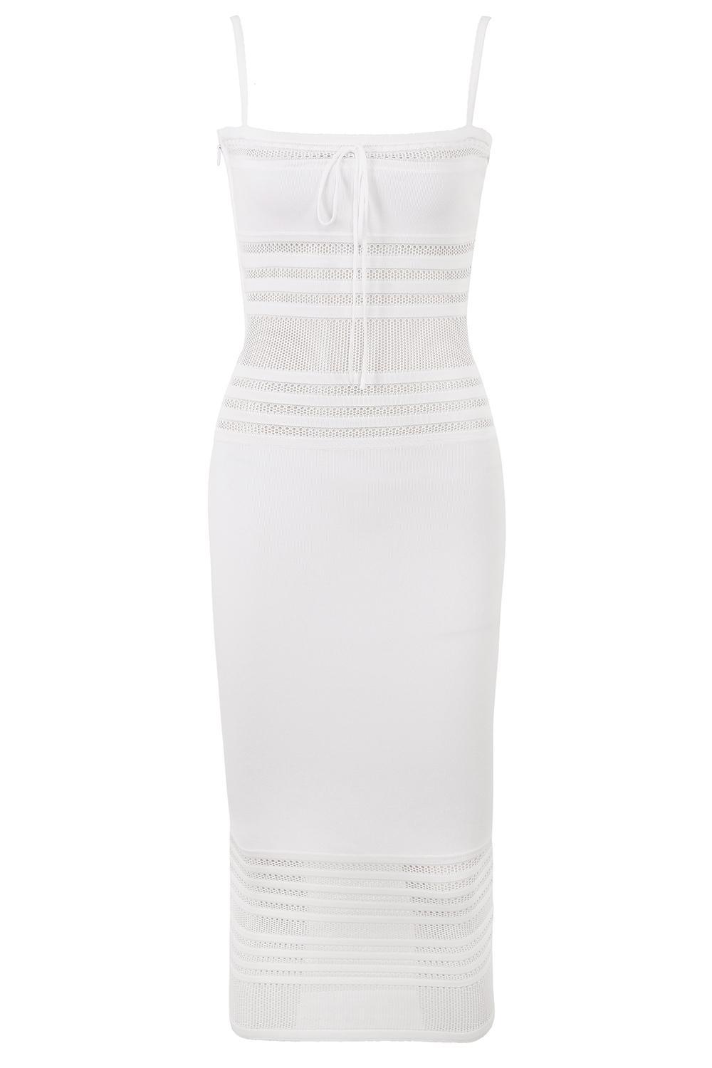 Gia Ivory Dainty Knit Midi Dress Product Image