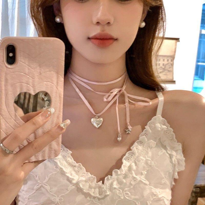 Heart Ribbon Choker Product Image