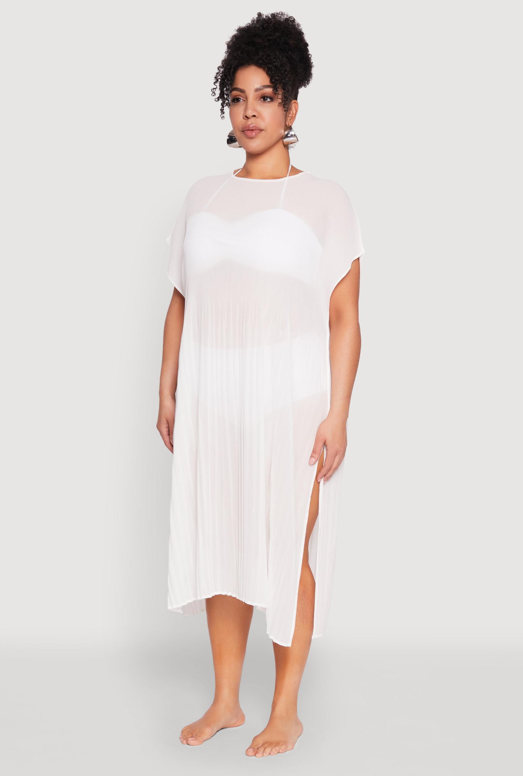 Plisse Swim Cover Up Female Product Image