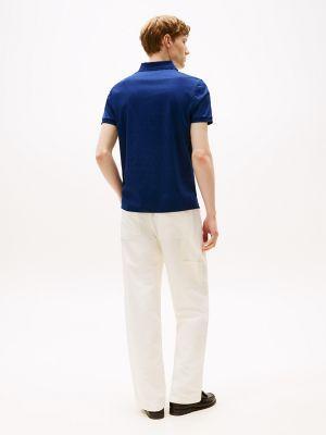 Regular Fit Allover Flag Interlock Polo Product Image