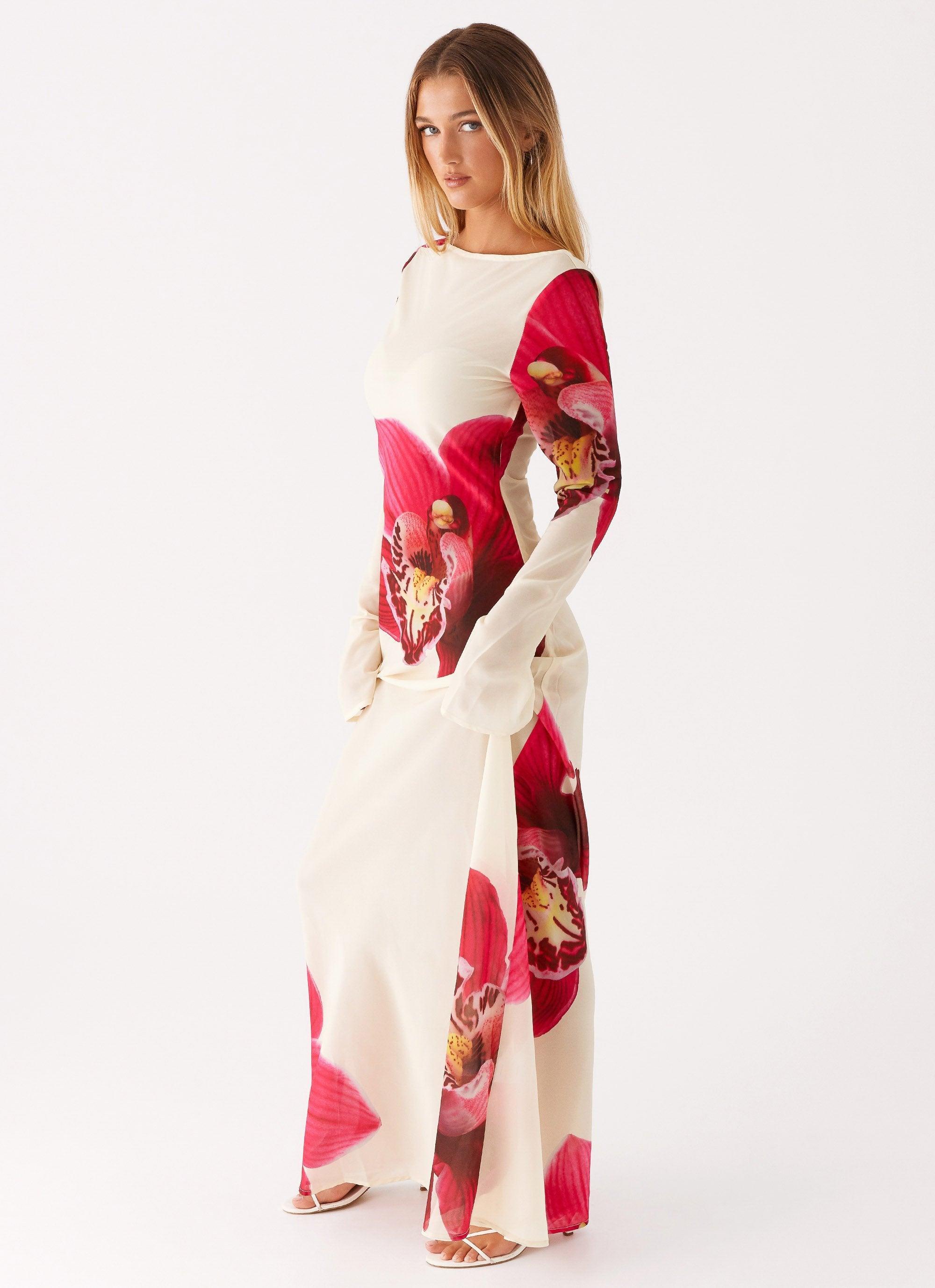 Lorde Maxi Dress - Orchid Yellow Product Image