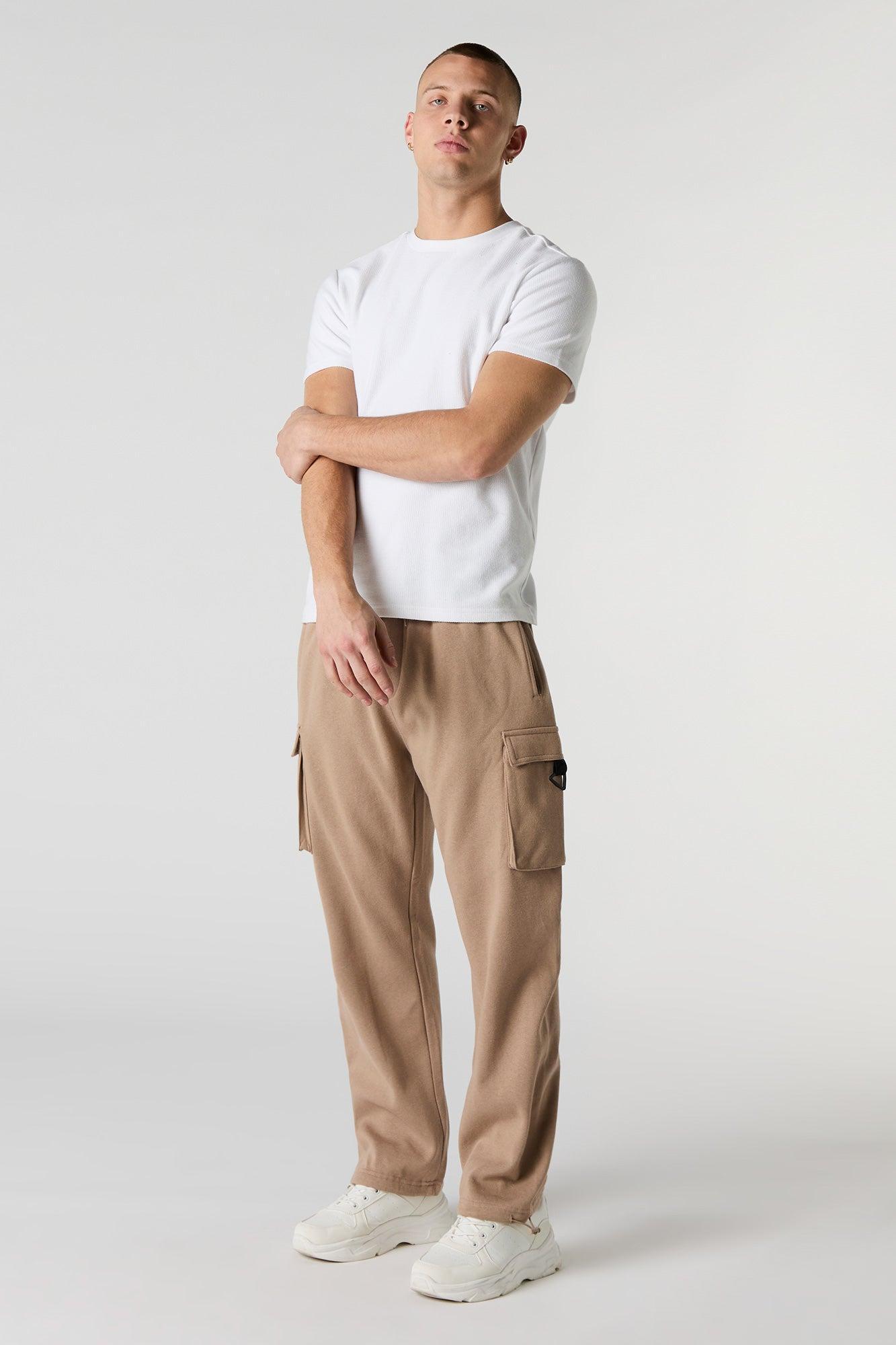 Fleece Toggle Hem Cargo Jogger Male Product Image