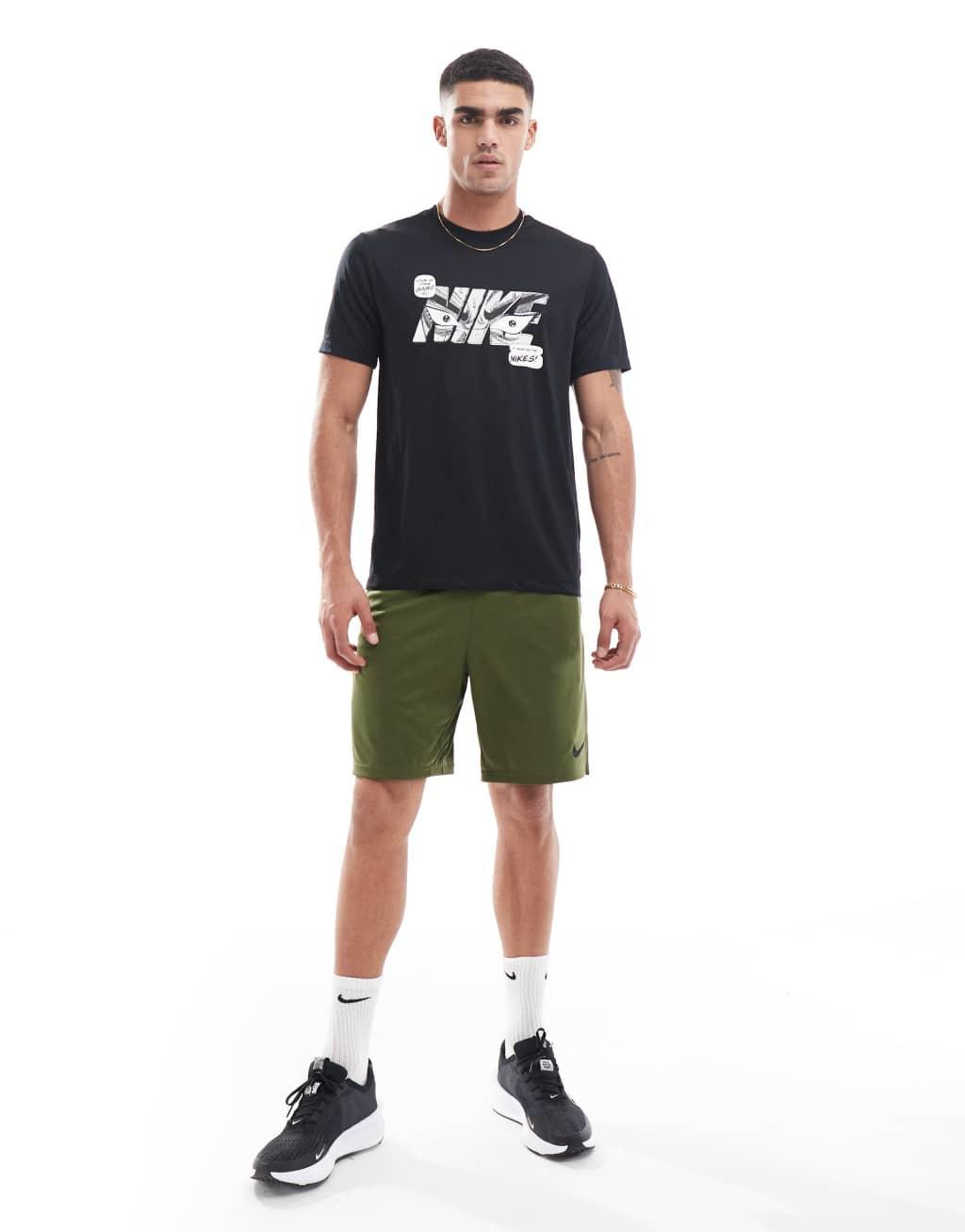 Nike Training IYKYK graphic T-shirt in black Product Image