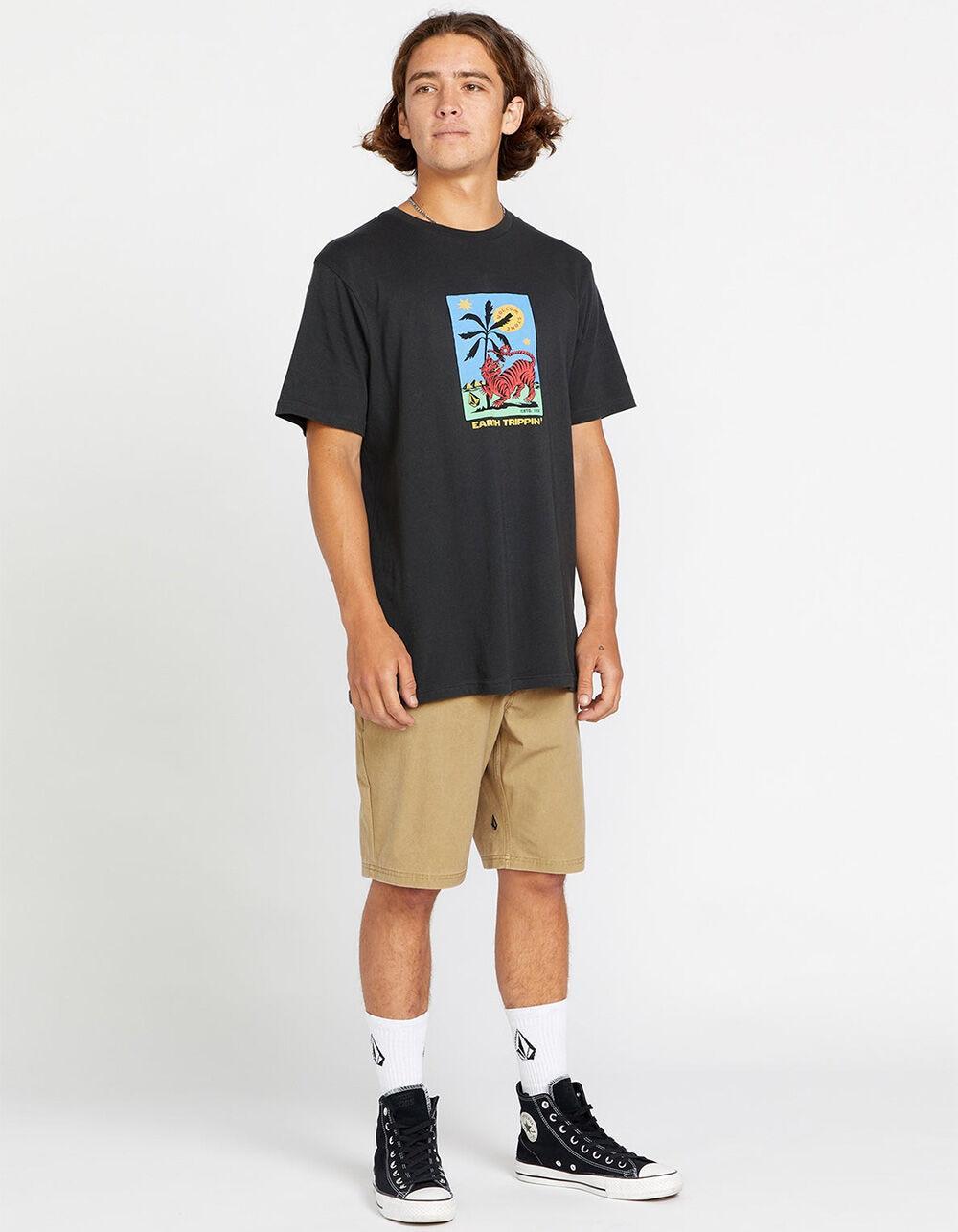 VOLCOM Tarot Tiger Mens Tee - BLACK Product Image