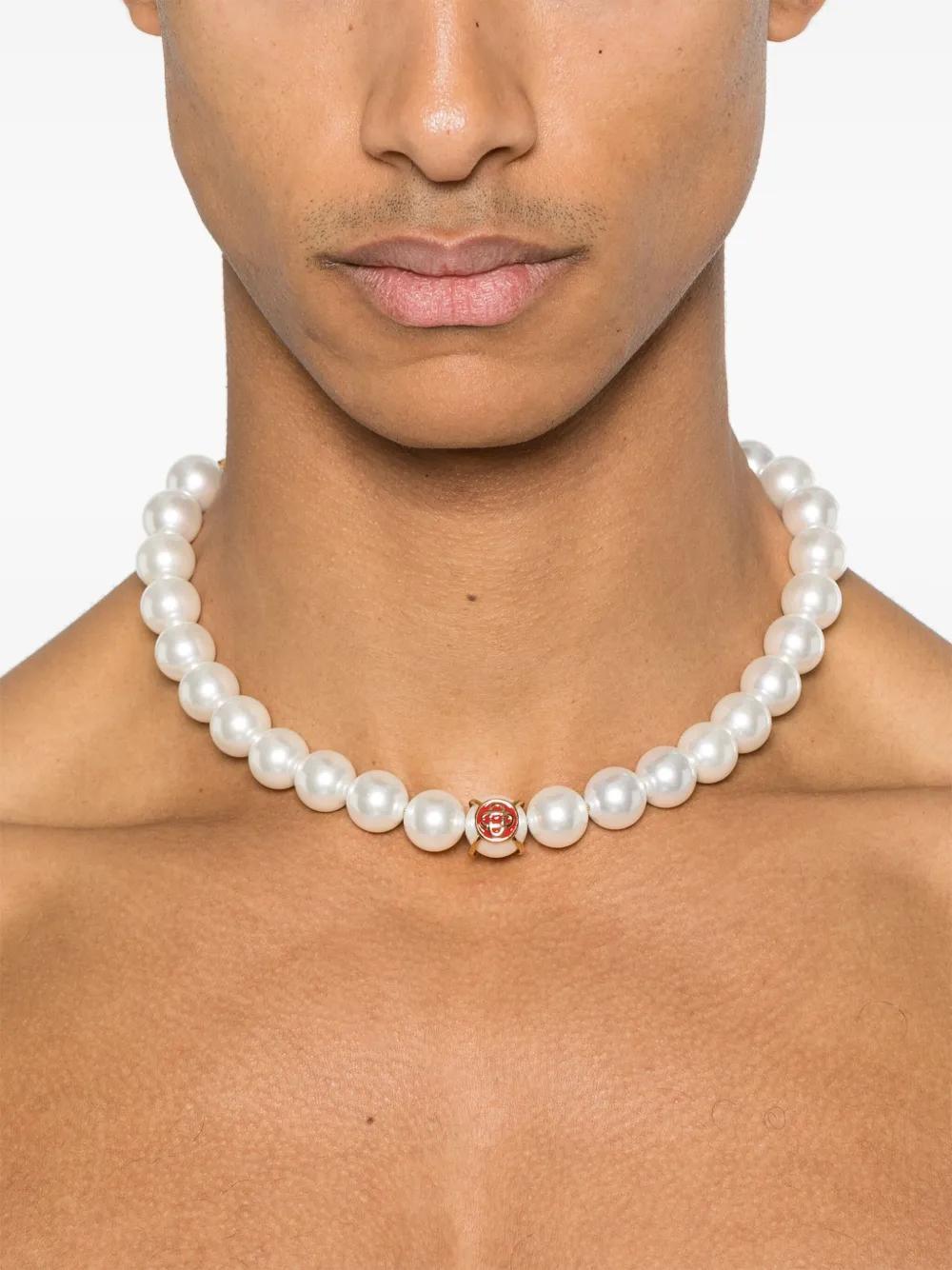 Caged Pearl necklace Product Image