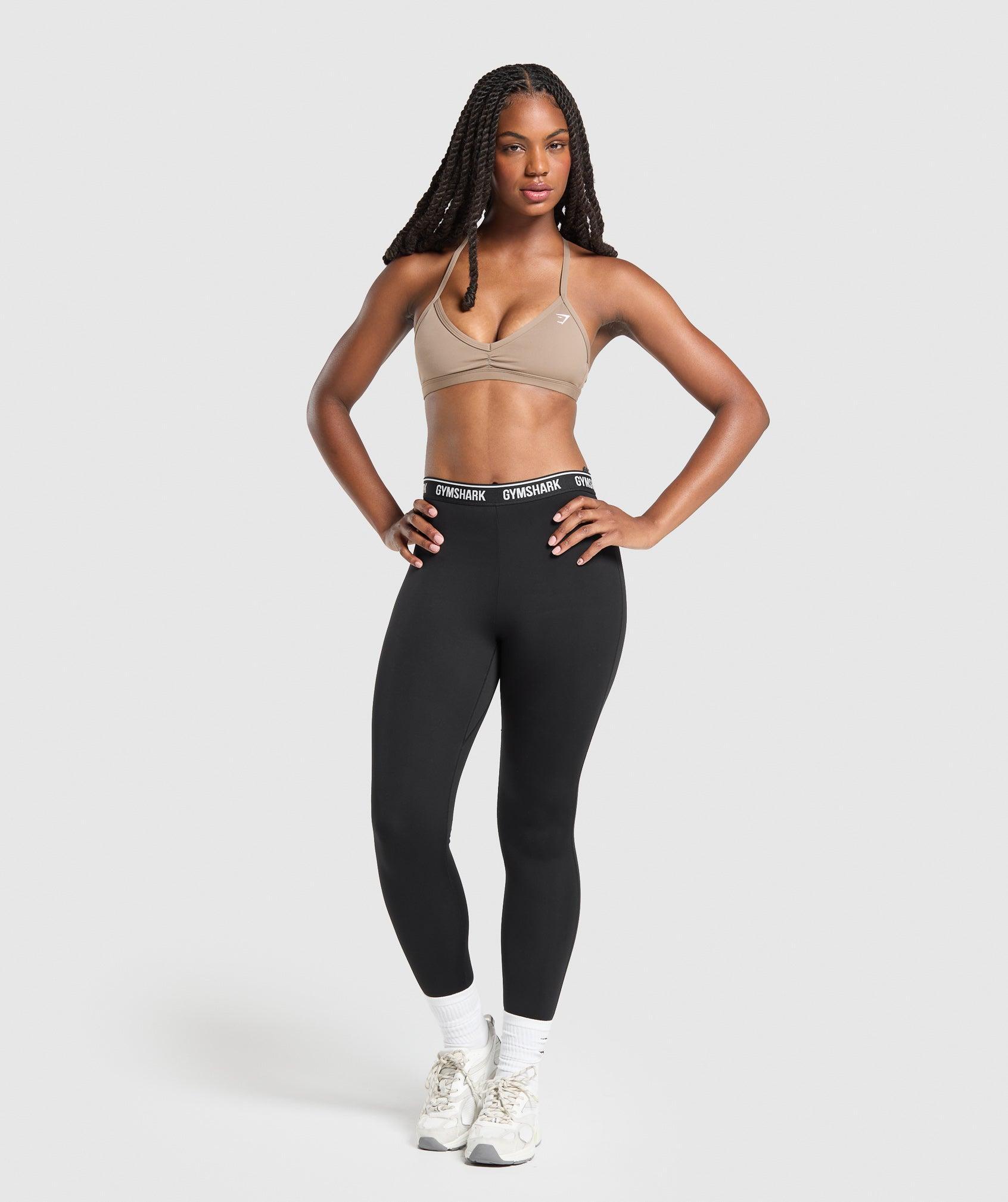 Gymshark Minimal Sports Bra - Lifestyle Brown Female Product Image