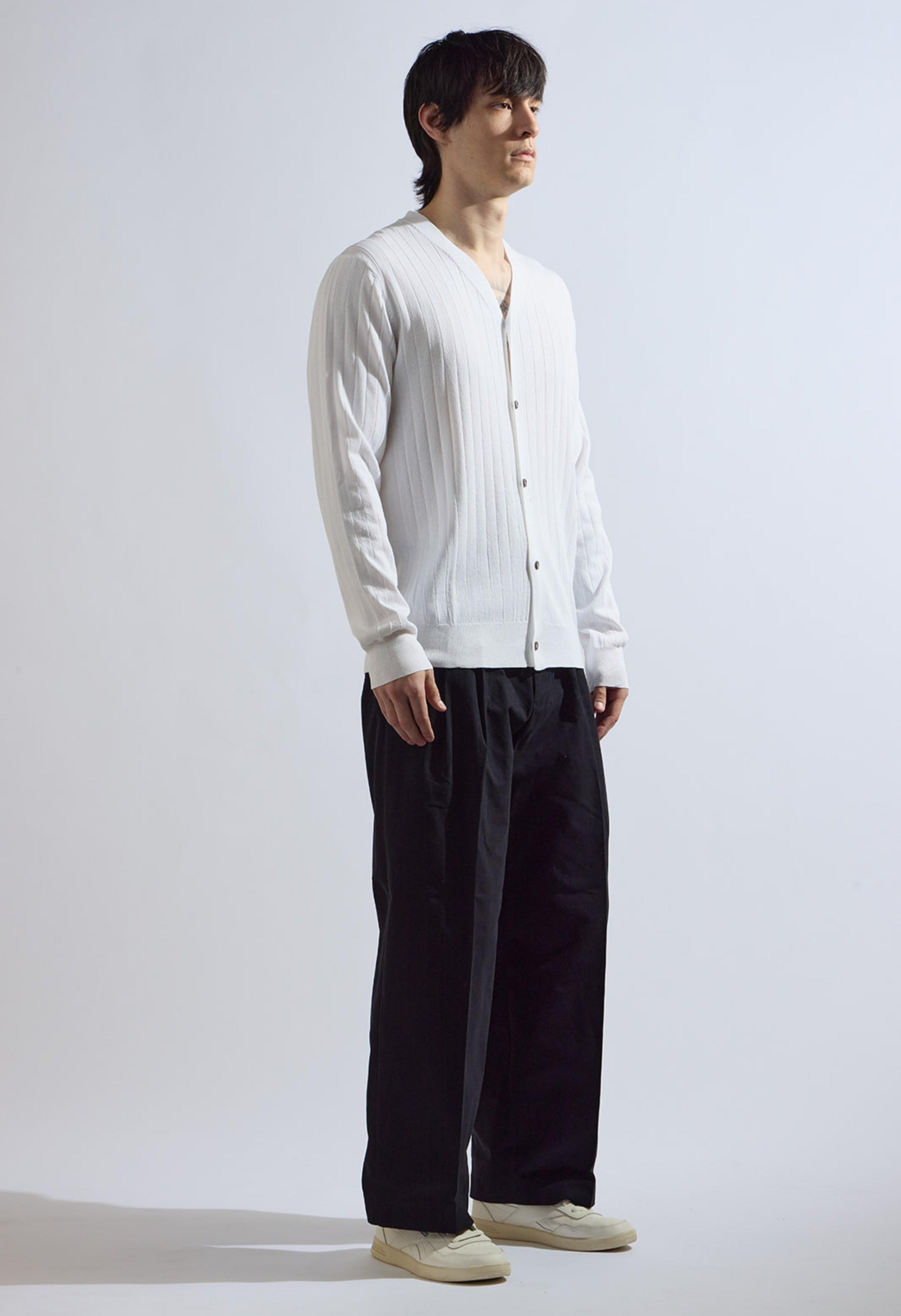 Casual Cardigan in White Product Image