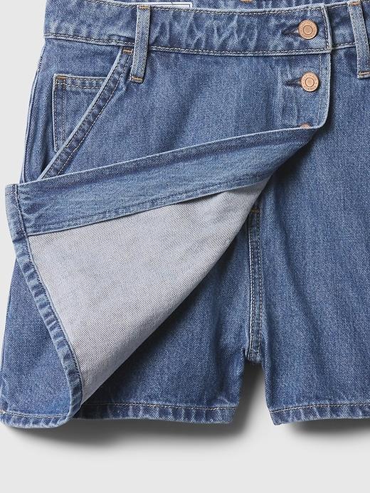 Denim Mini Skort Product Image