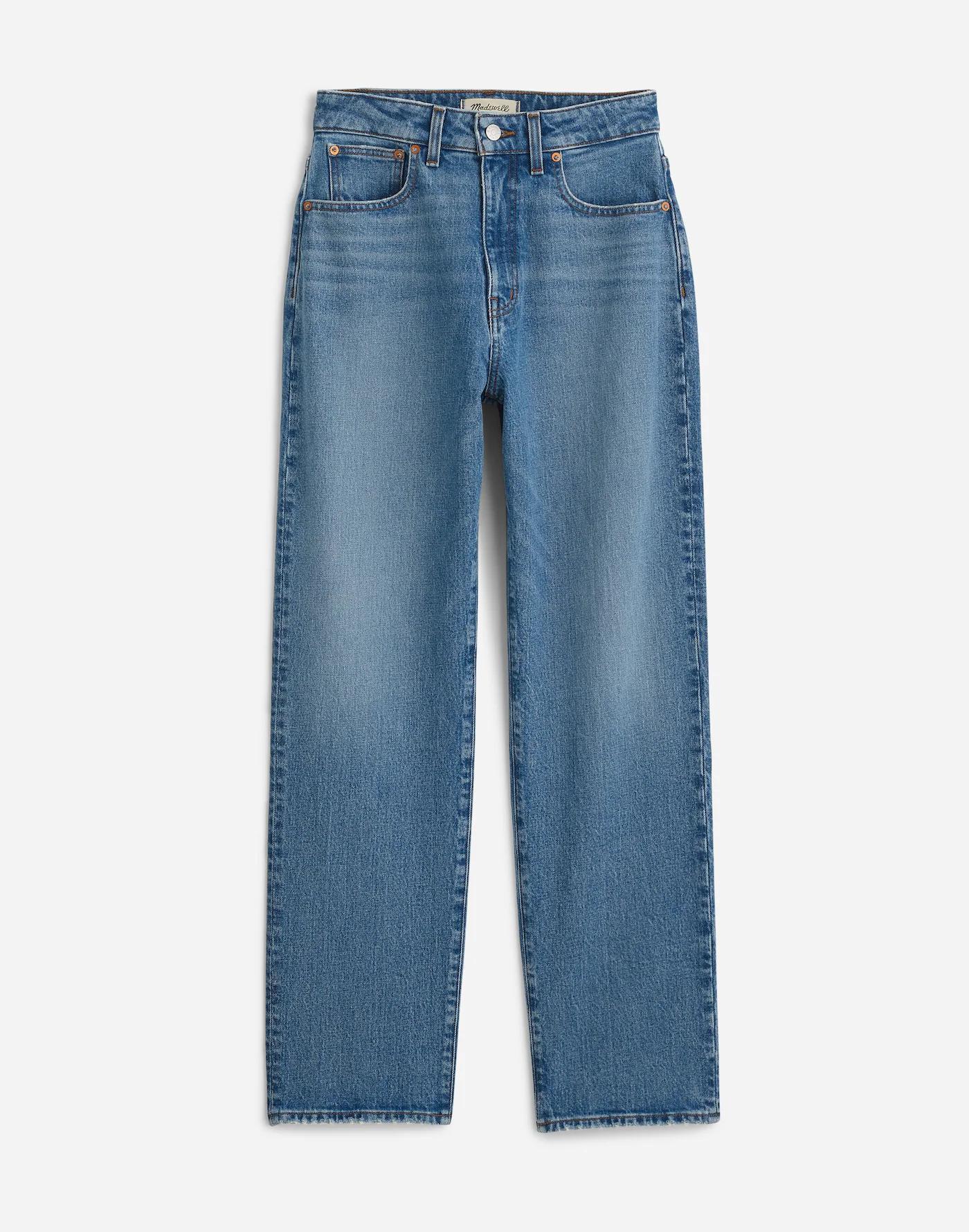 The Curvy '90s Straight Crop Jean in Hazeldell Wash Product Image