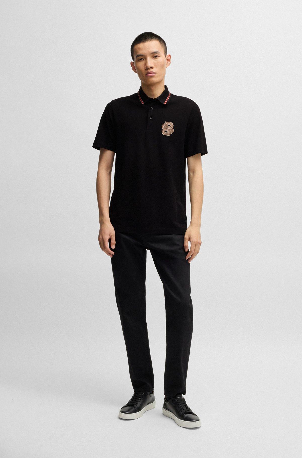 BOSS x Creation of the Gods mercerised-cotton polo shirt Product Image