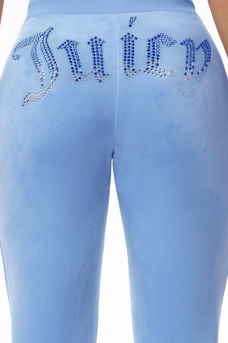 Ombre Big Bling Velour Track Pants Product Image