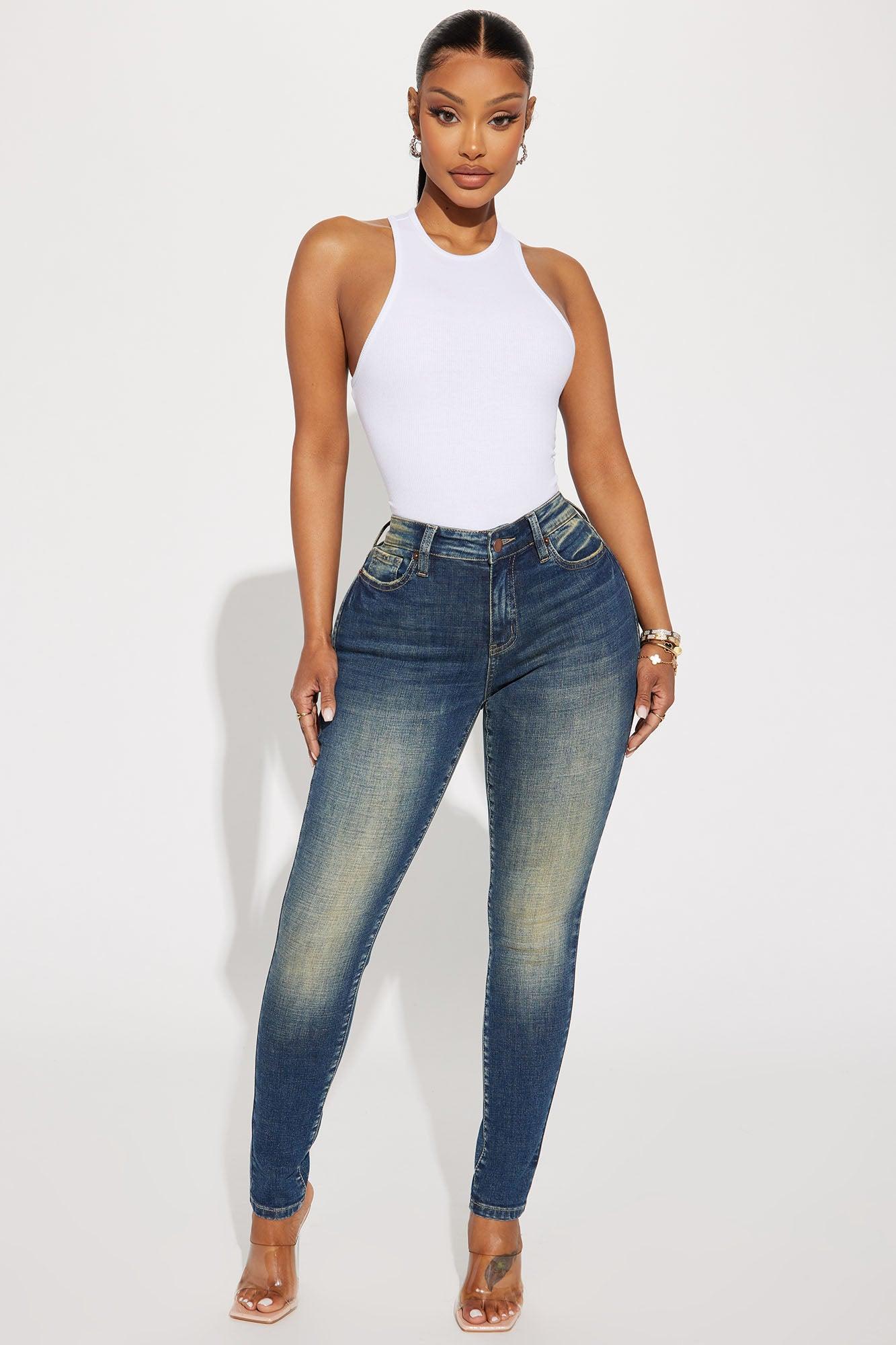 Model Attitude Racerback Bodysuit - White Product Image