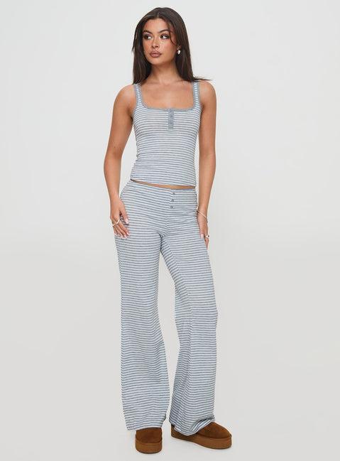 Waffles Stripe Sleep Set Multi Product Image