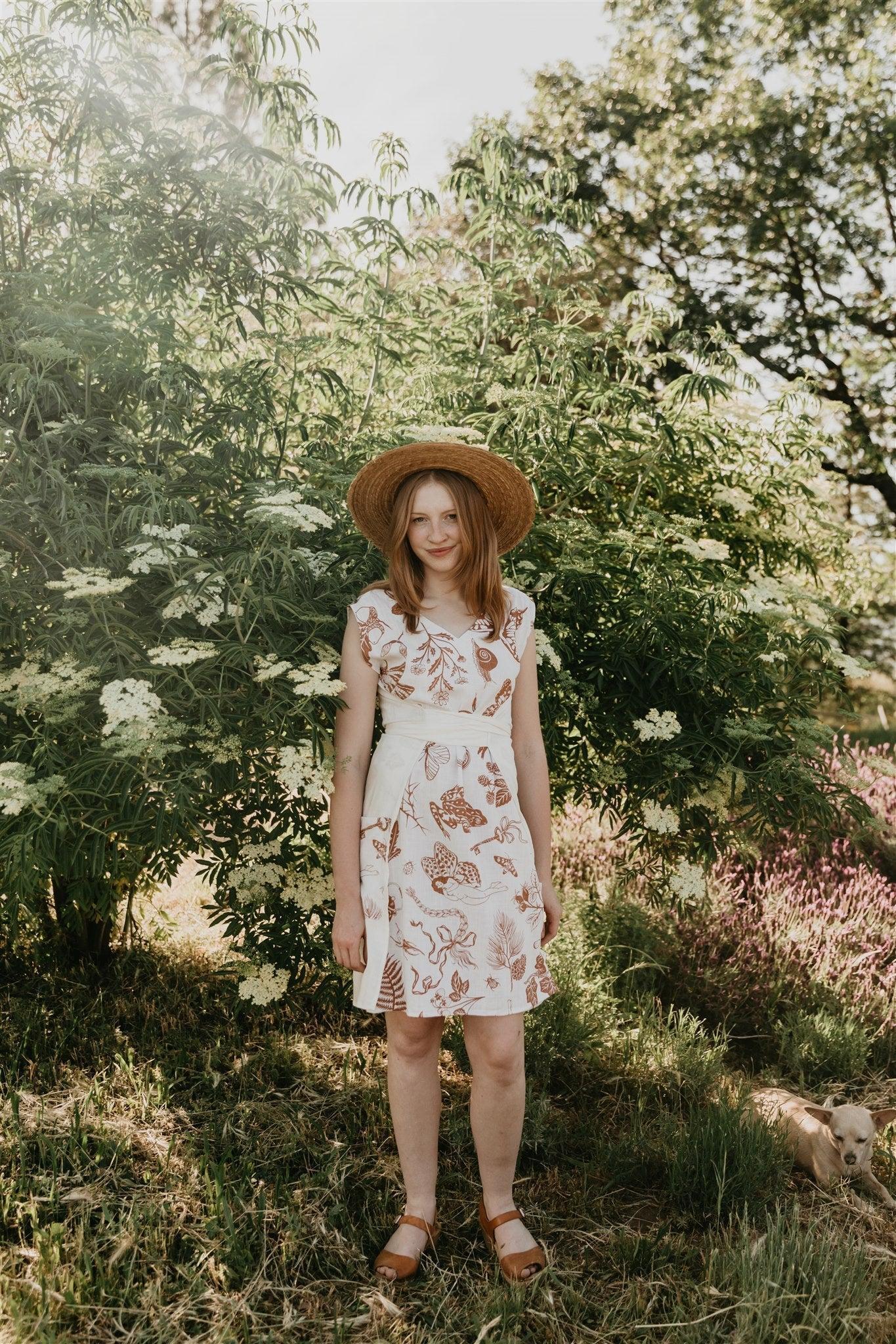 Izzy Dress in Wild Oat Woodland Wonder Product Image