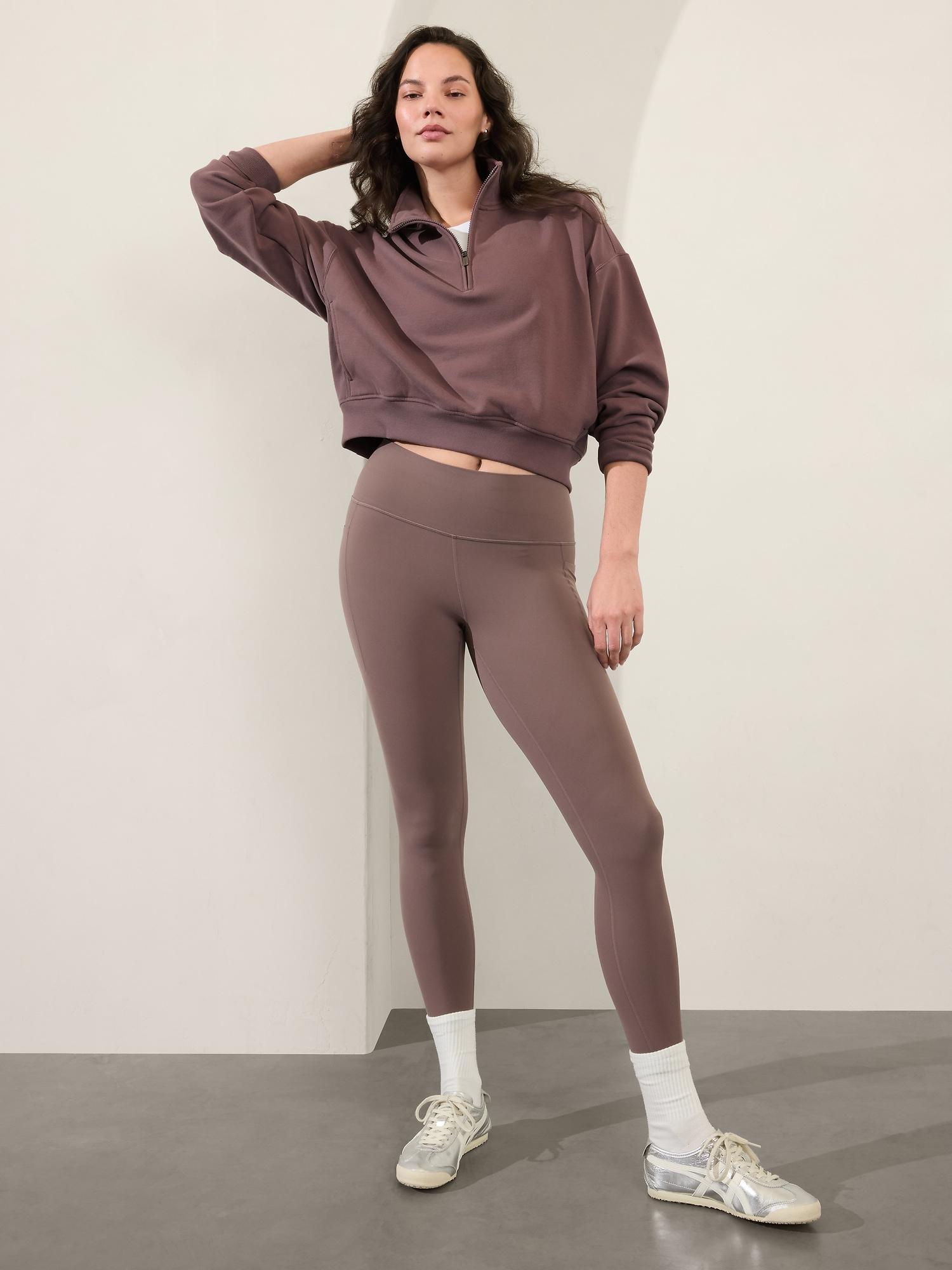 Forever Fleece 1/2 Zip High Hip Sweatshirt Product Image