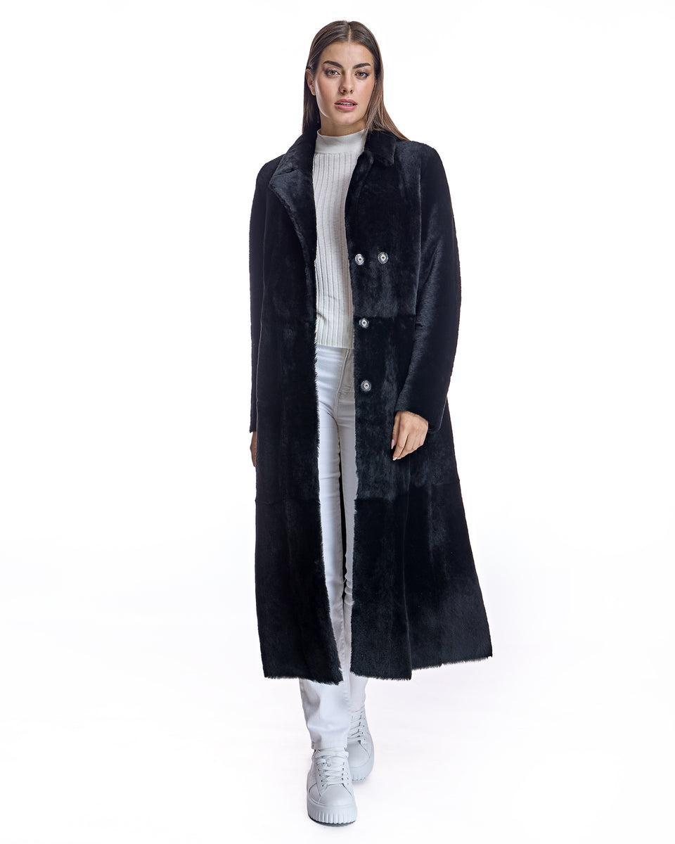 Maxi Reversible Shearling Coat Product Image