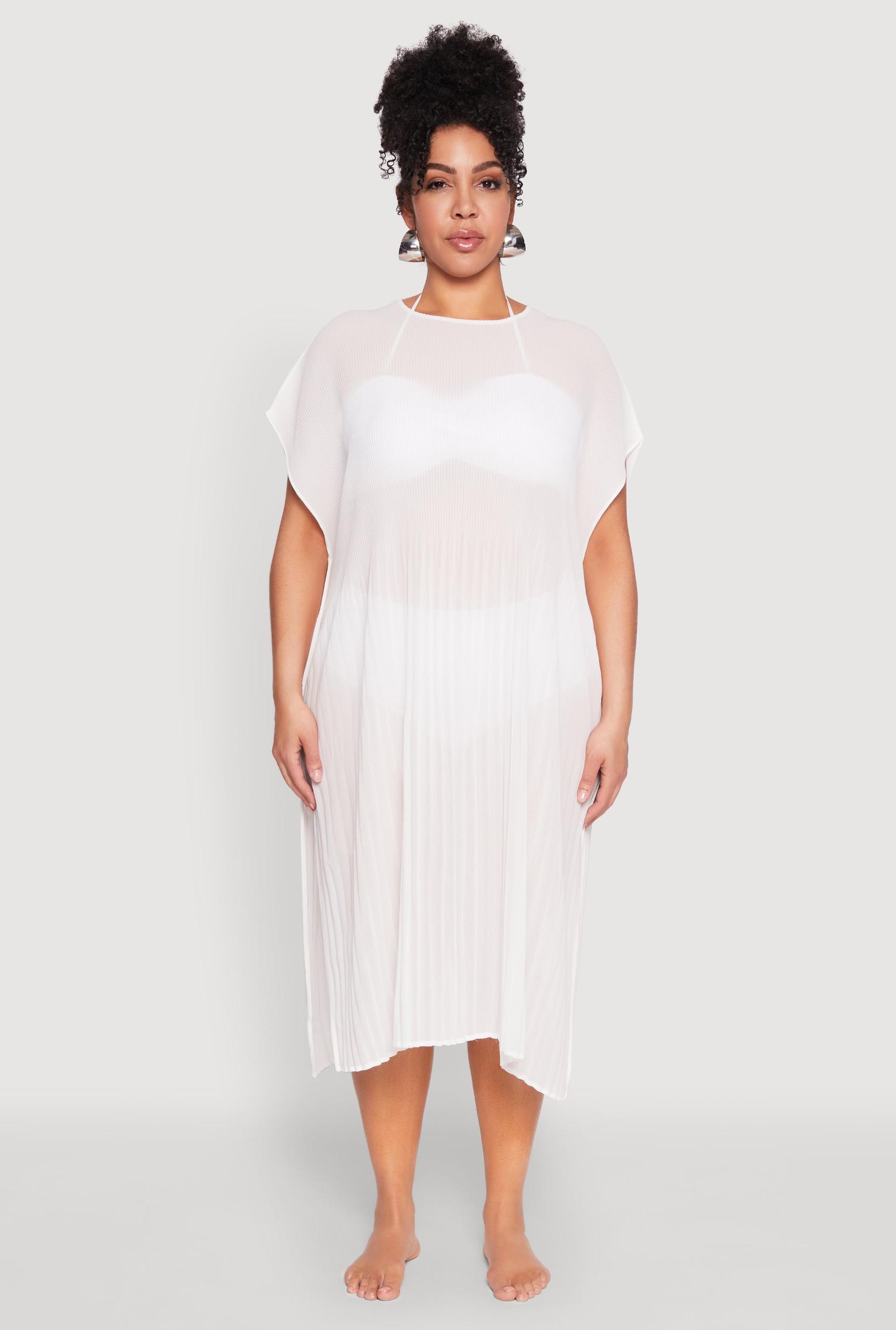 Plisse Swim Cover Up Female Product Image