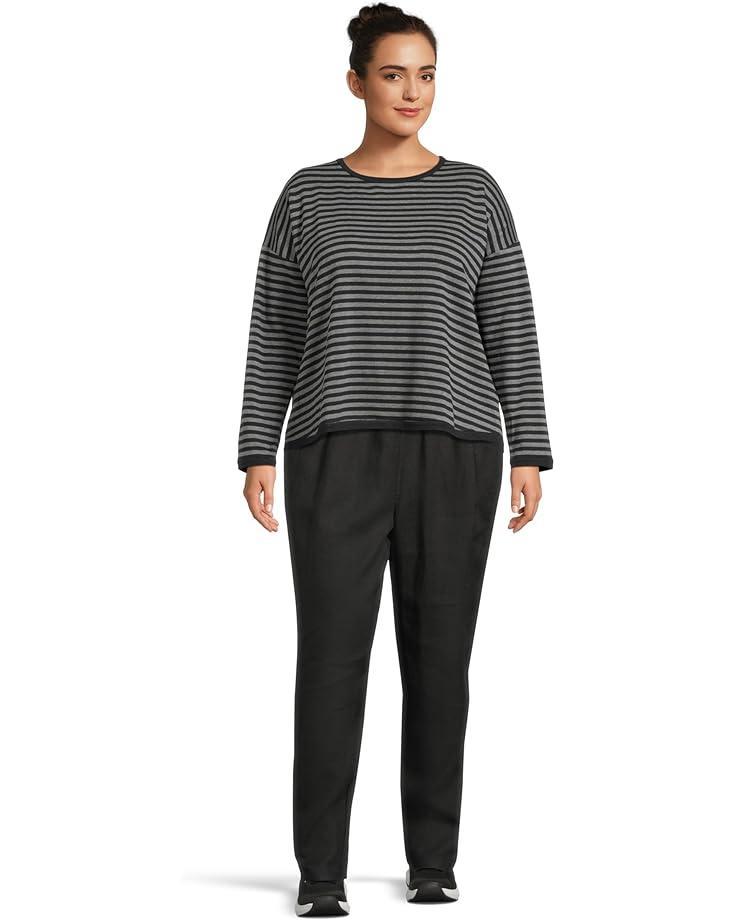 Washable Stretch Crepe Petite Ankle Barrel Pant Product Image