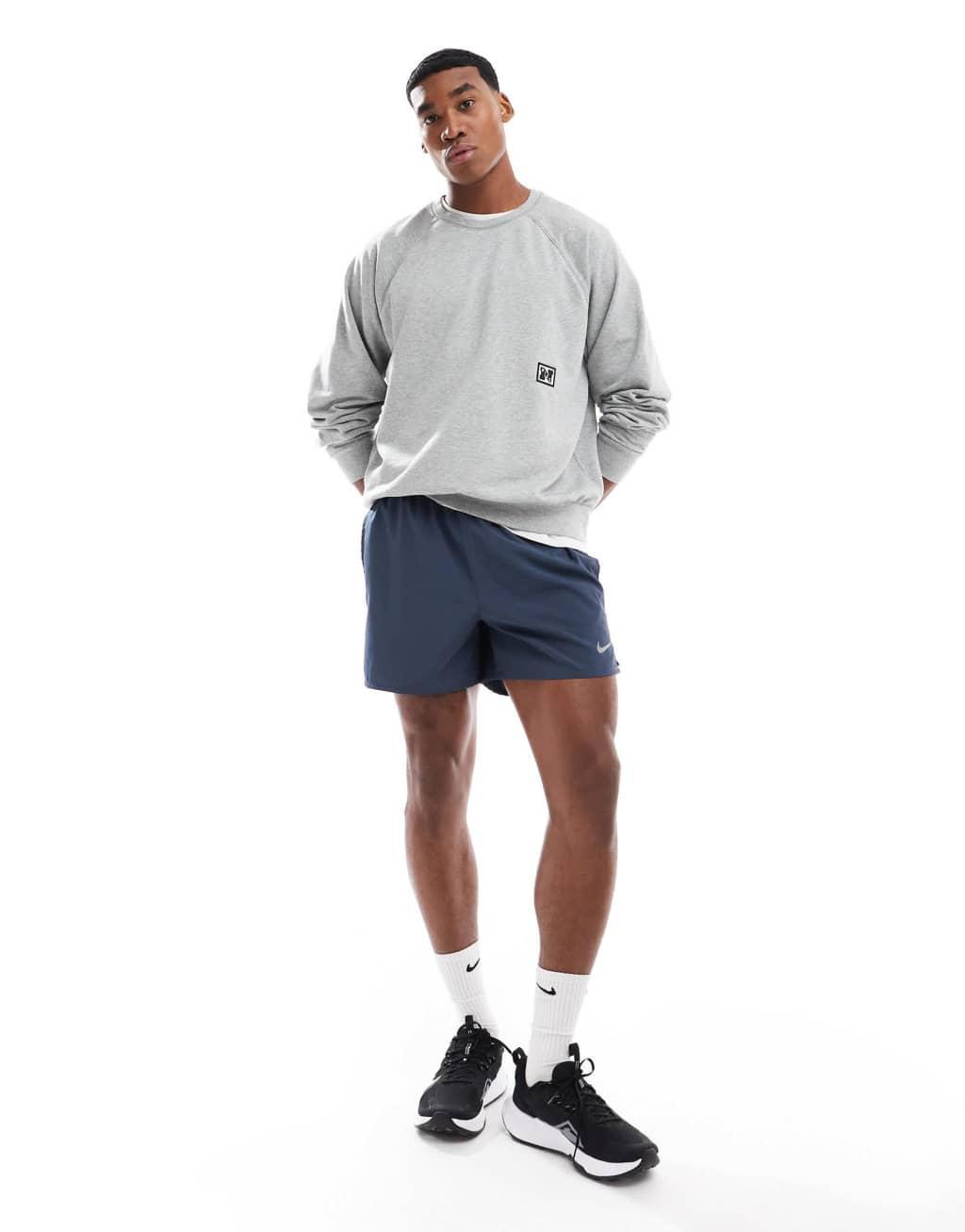 Nike Training Heritage sweatshirt in gray Product Image