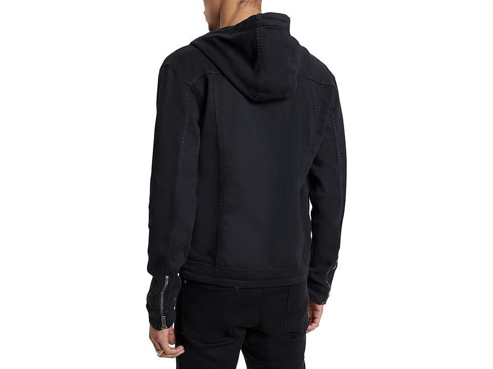 John Varvatos Star Usa Hooded Zip-Front Knit Jacket Product Image