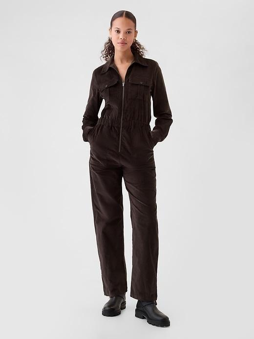 Corduroy Utility Jumpsuit Product Image