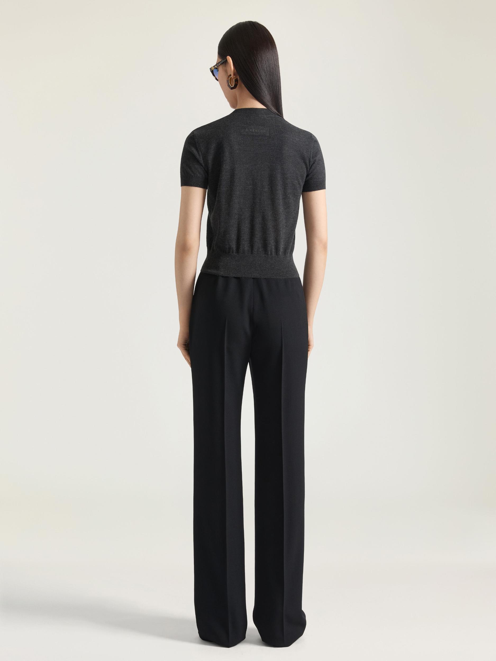 Tailored cigarette pants in wool Product Image