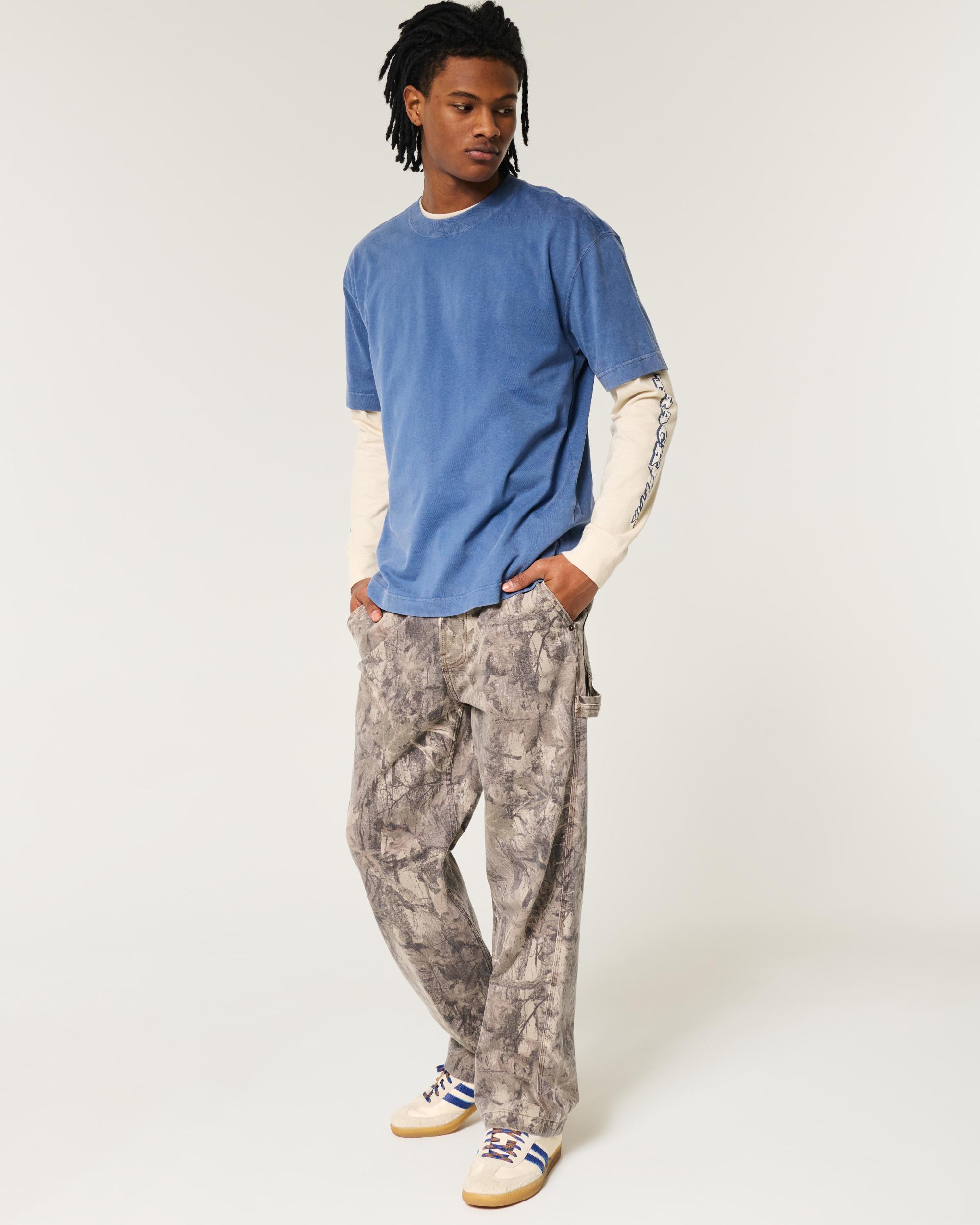 Dalix Mens Lil Smile Heavy Weight Cotton Tee Product Image