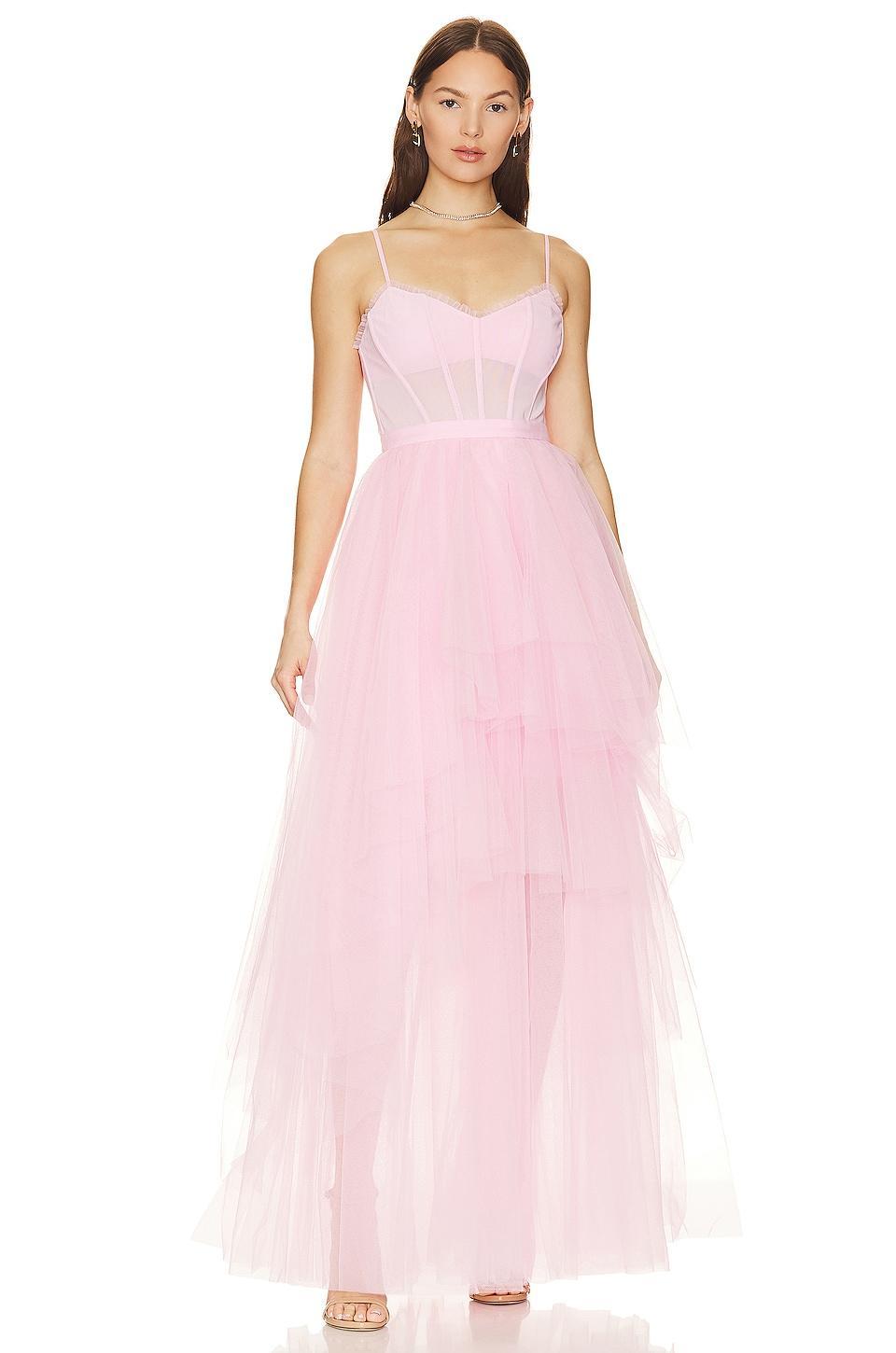 Corset Tiered Gown BCBGMAXAZRIA Product Image