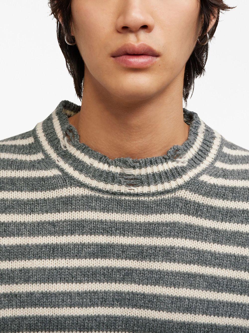 striped wool jumper Product Image