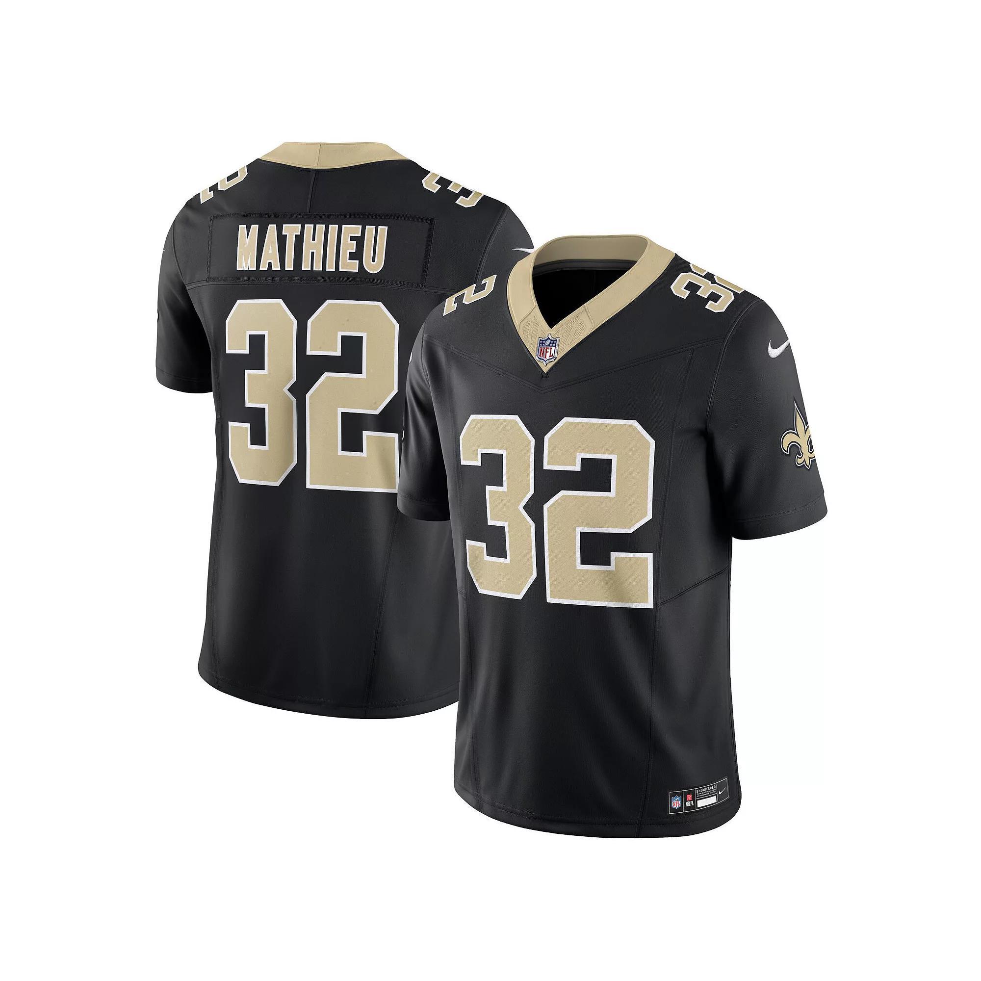 Men's Nike Tyrann Mathieu Black New Orleans Saints Vapor F.U.S.E. Limited Jersey,  Product Image